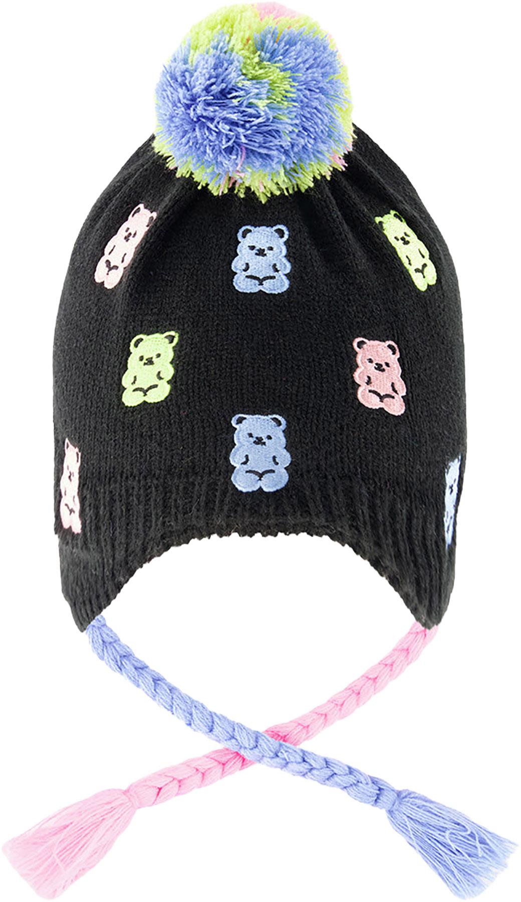 Product gallery image number 2 for product Winter Peruvian Knit Hat With Pompom - Girls