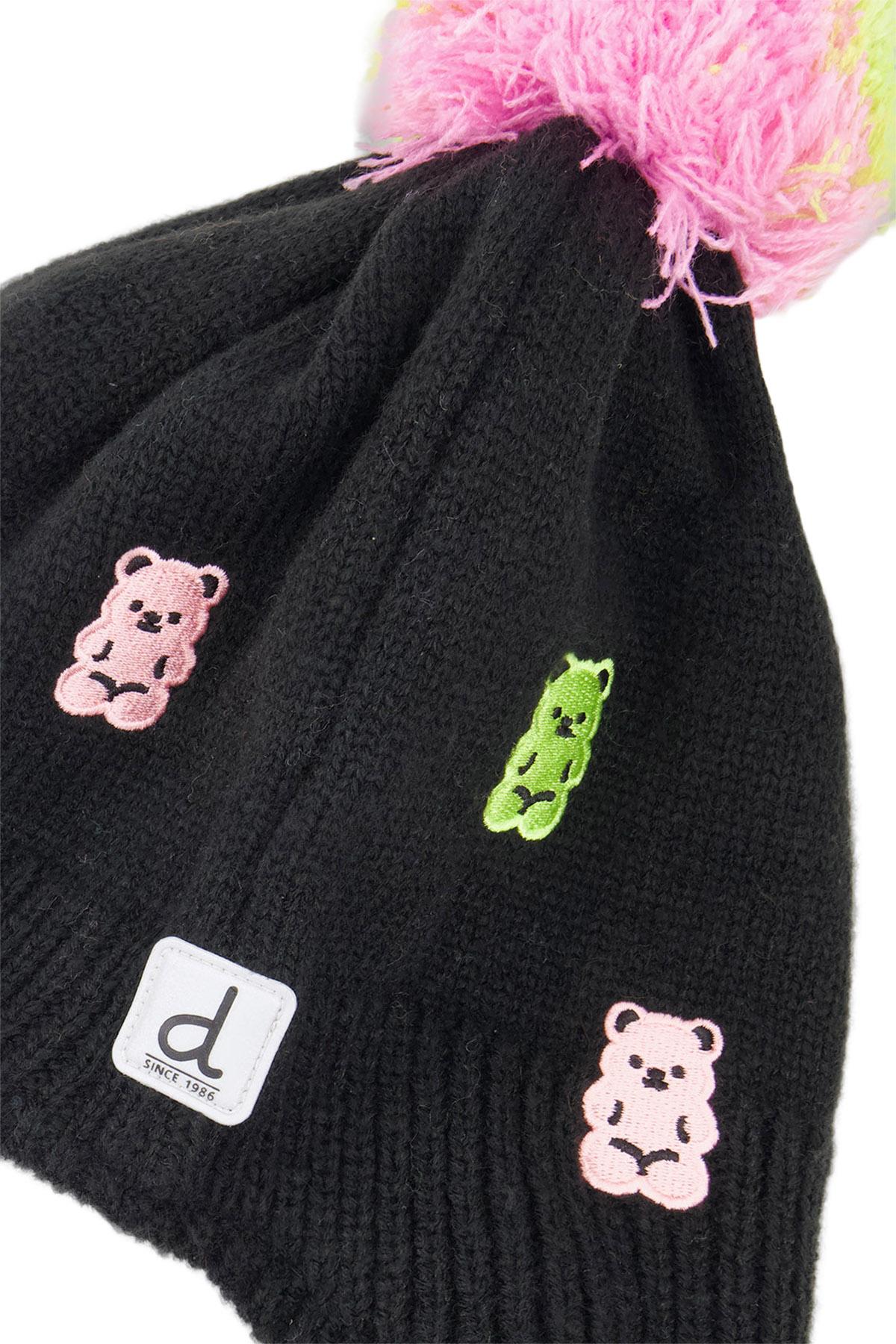 Product gallery image number 3 for product Winter Peruvian Knit Hat With Pompom - Girls