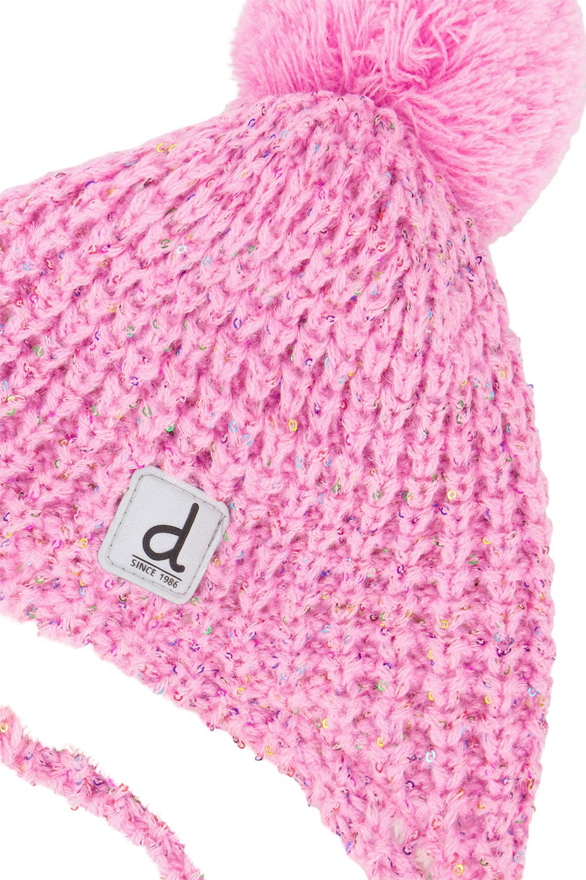 Numéro de l'image de la galerie de produits 3 pour le produit Bonnet d'hiver péruvien en tricot avec pompom - Fille