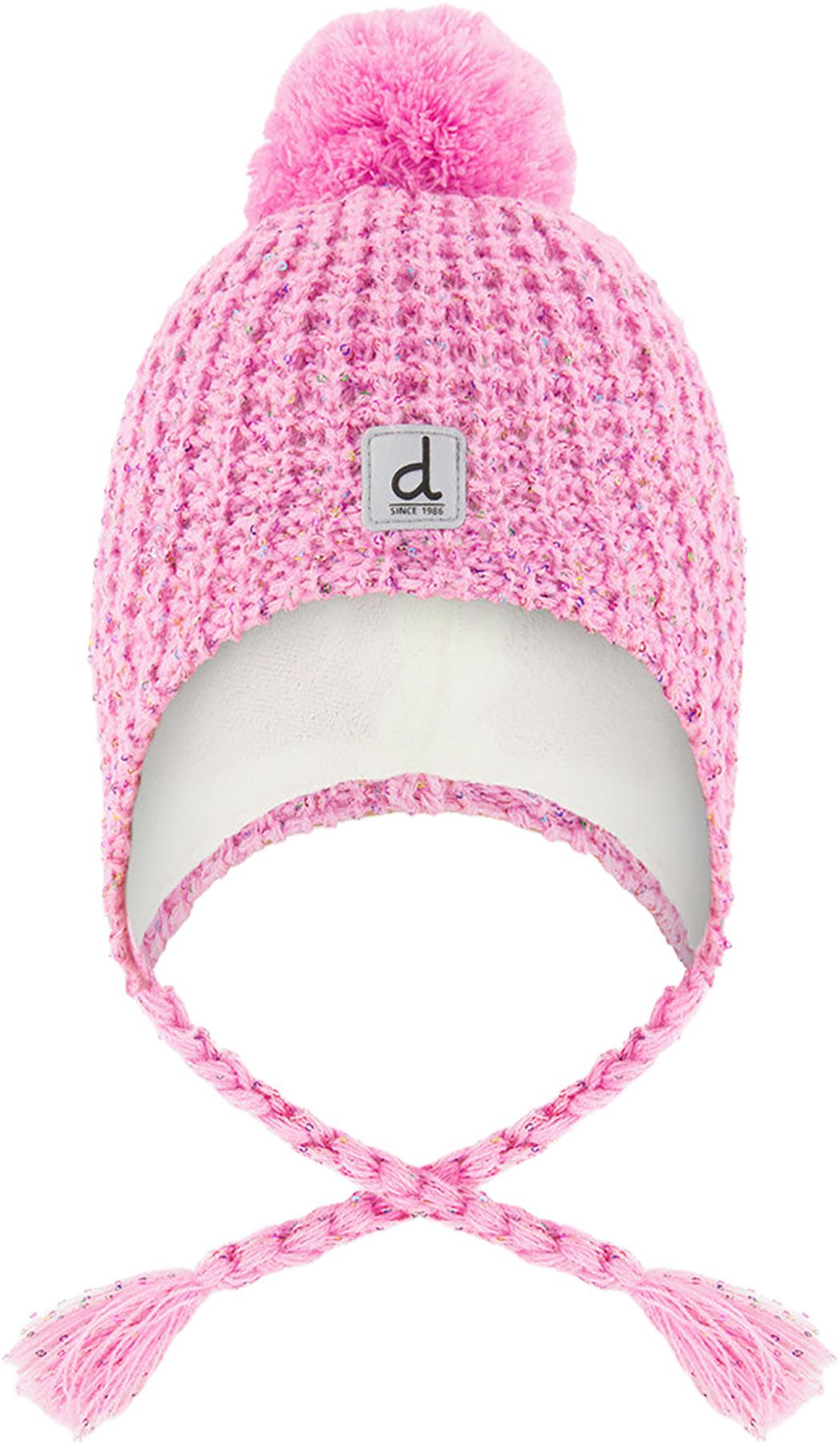 Image de produit pour Bonnet d'hiver péruvien en tricot avec pompom - Bébé Fille
