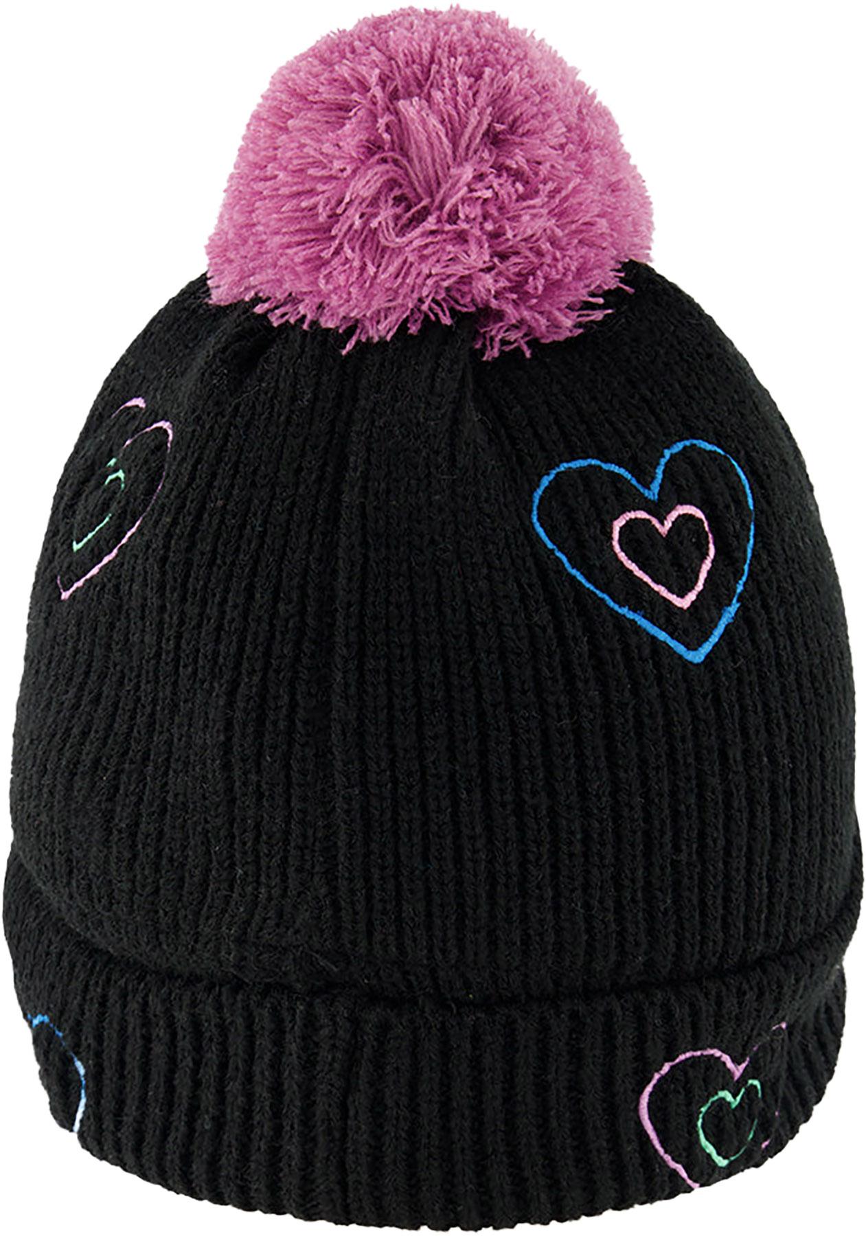 Product gallery image number 2 for product Winter Knit Hat With Pompom - Girls