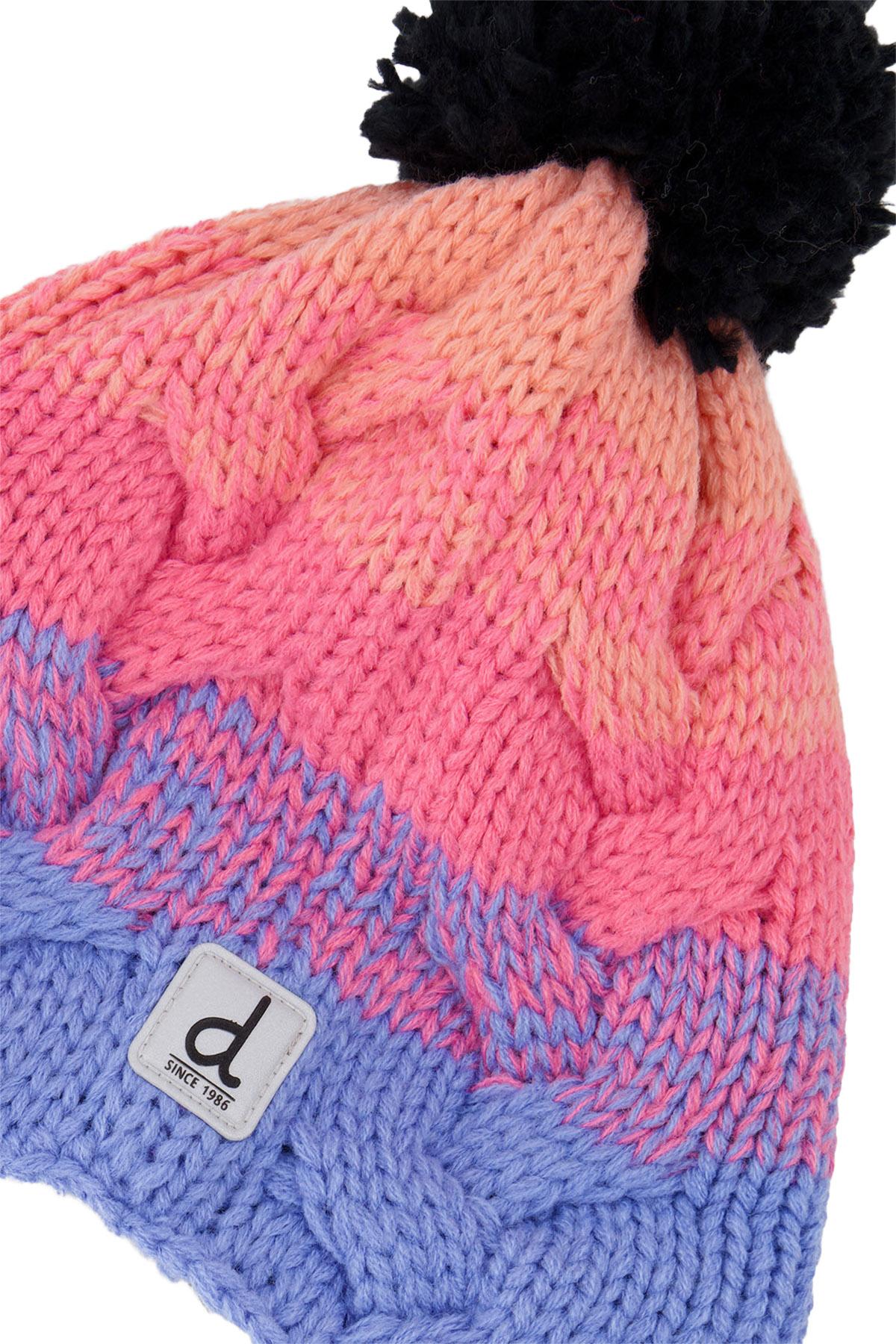 Product gallery image number 3 for product Winter Peruvian Knit Hat With Pompom - Girls