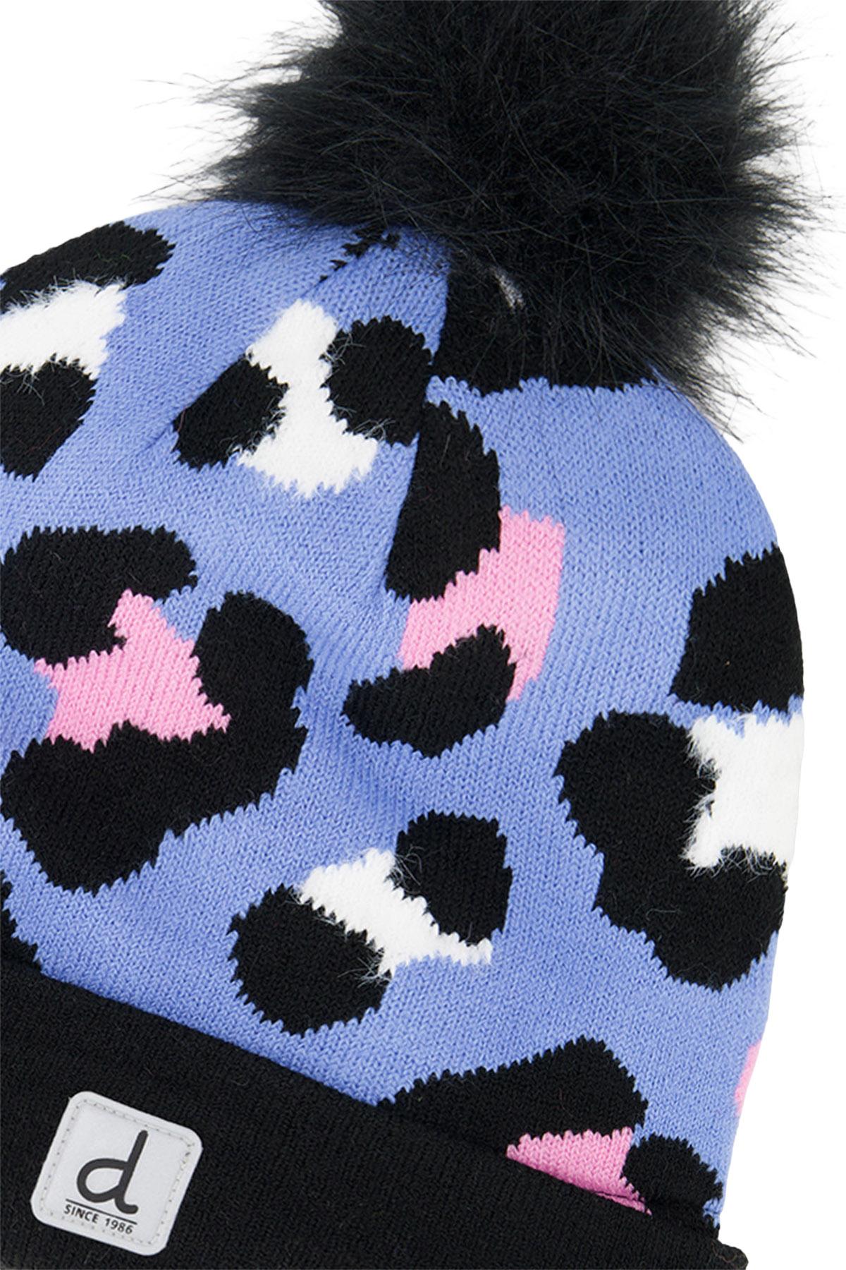 Product gallery image number 3 for product Winter Knit Hat With Pompom - Girls