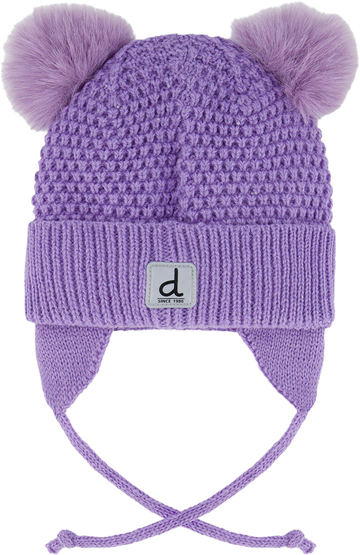 Numéro de l'image de la galerie de produits 3 pour le produit Bonnet d'hiver en tricot avec oreilles - Bébé Fille