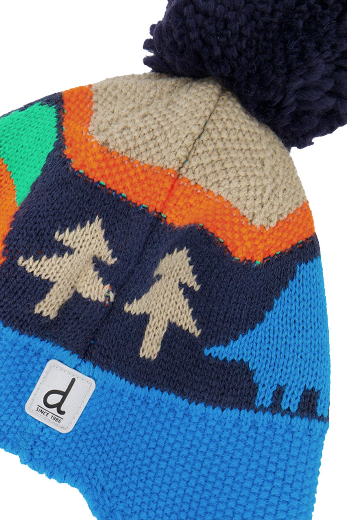 Product gallery image number 3 for product Winter Peruvian Knit Hat With Pompom - Boys