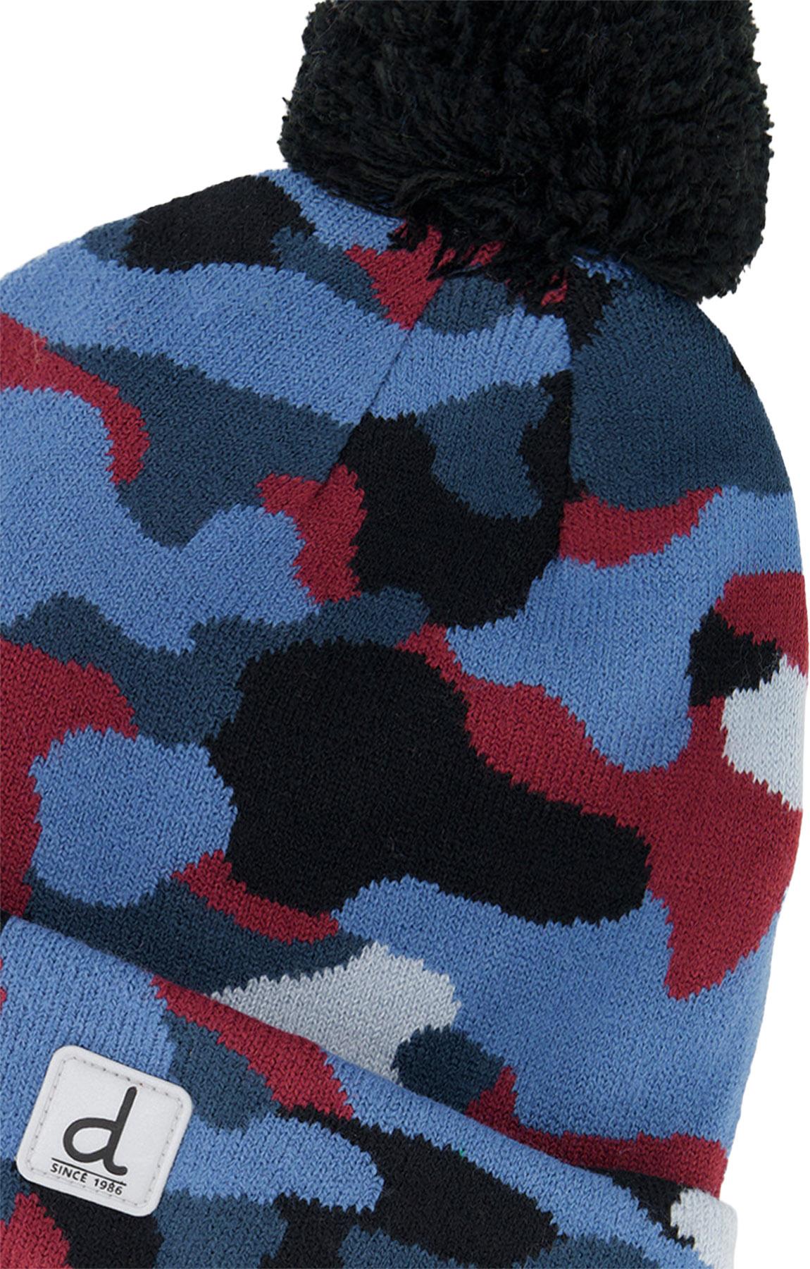 Numéro de l'image de la galerie de produits 3 pour le produit Bonnet d'hiver en tricot avec pompom - Garçon