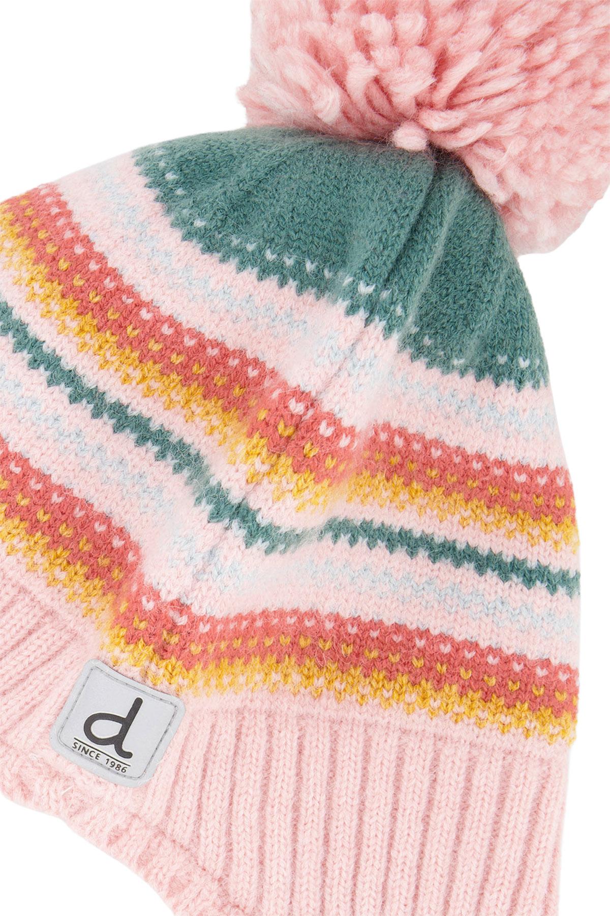 Product gallery image number 3 for product Winter Peruvian Knit Hat With Pompom - Girls