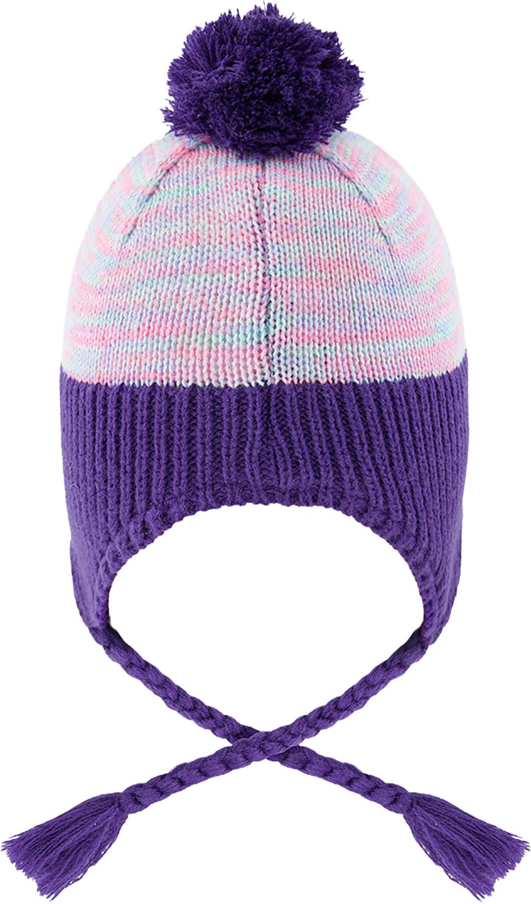 Product gallery image number 2 for product Winter Peruvian Knit Hat With Pompom - Girls