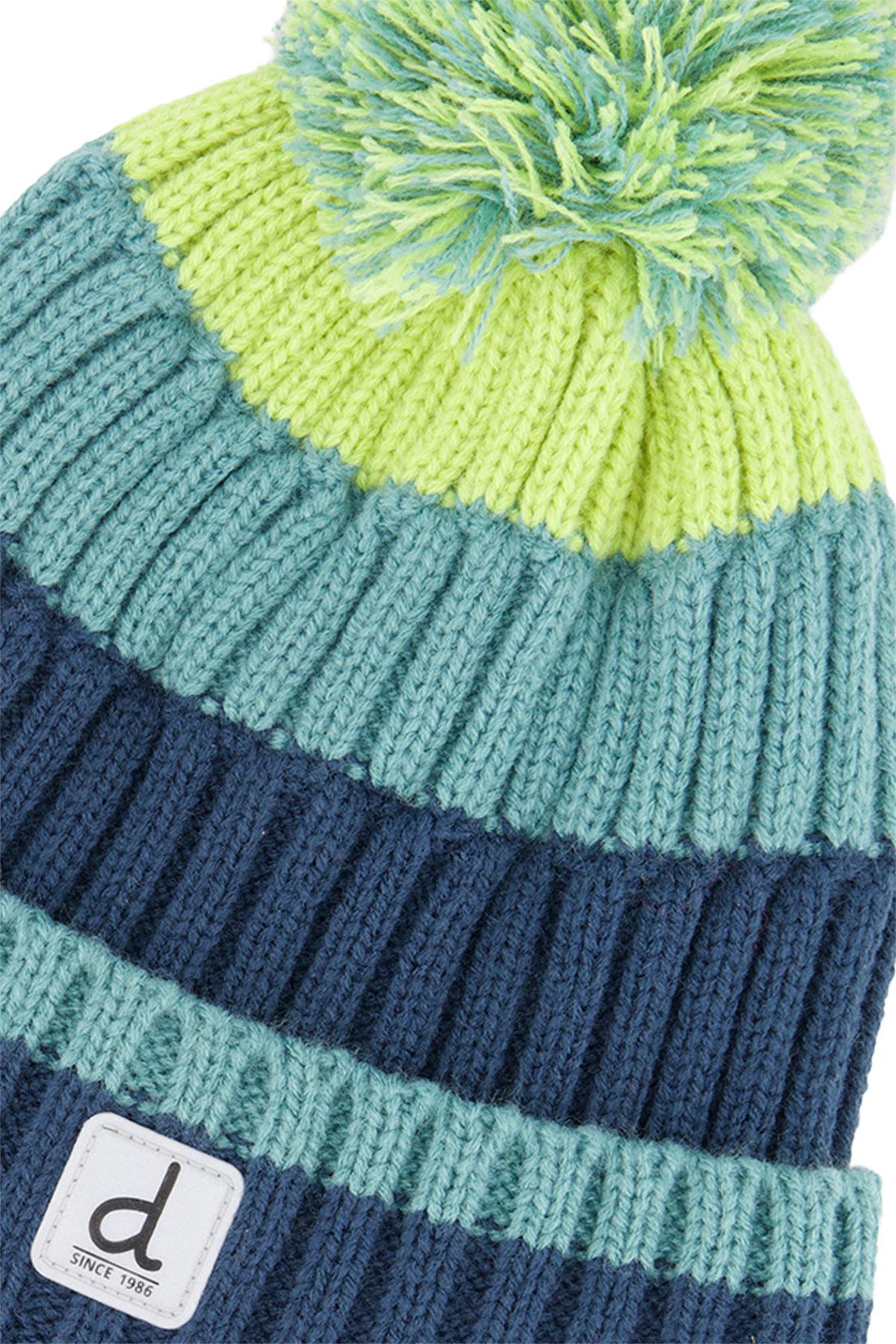 Product gallery image number 3 for product Winter Knit Hat With Pompom - Boys