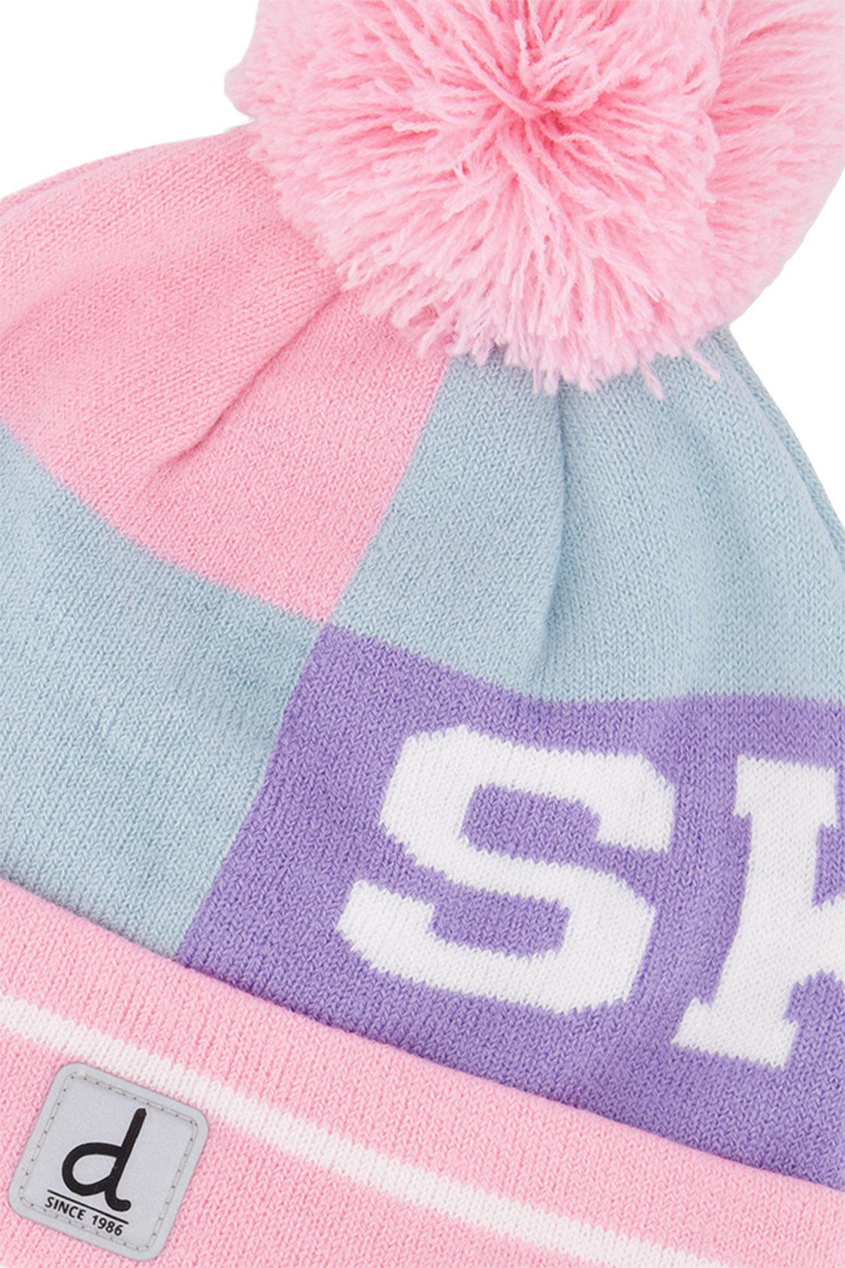 Product gallery image number 3 for product Winter Knit Hat With Pompom - Girls