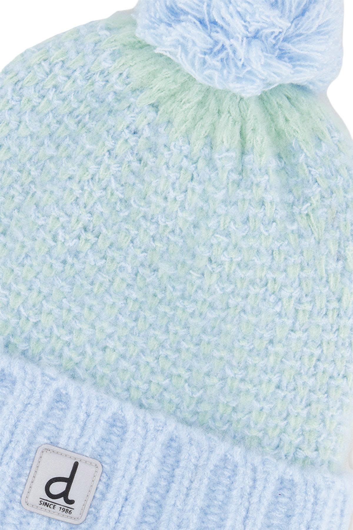 Product gallery image number 3 for product Winter Knit Hat With Pompom - Girls