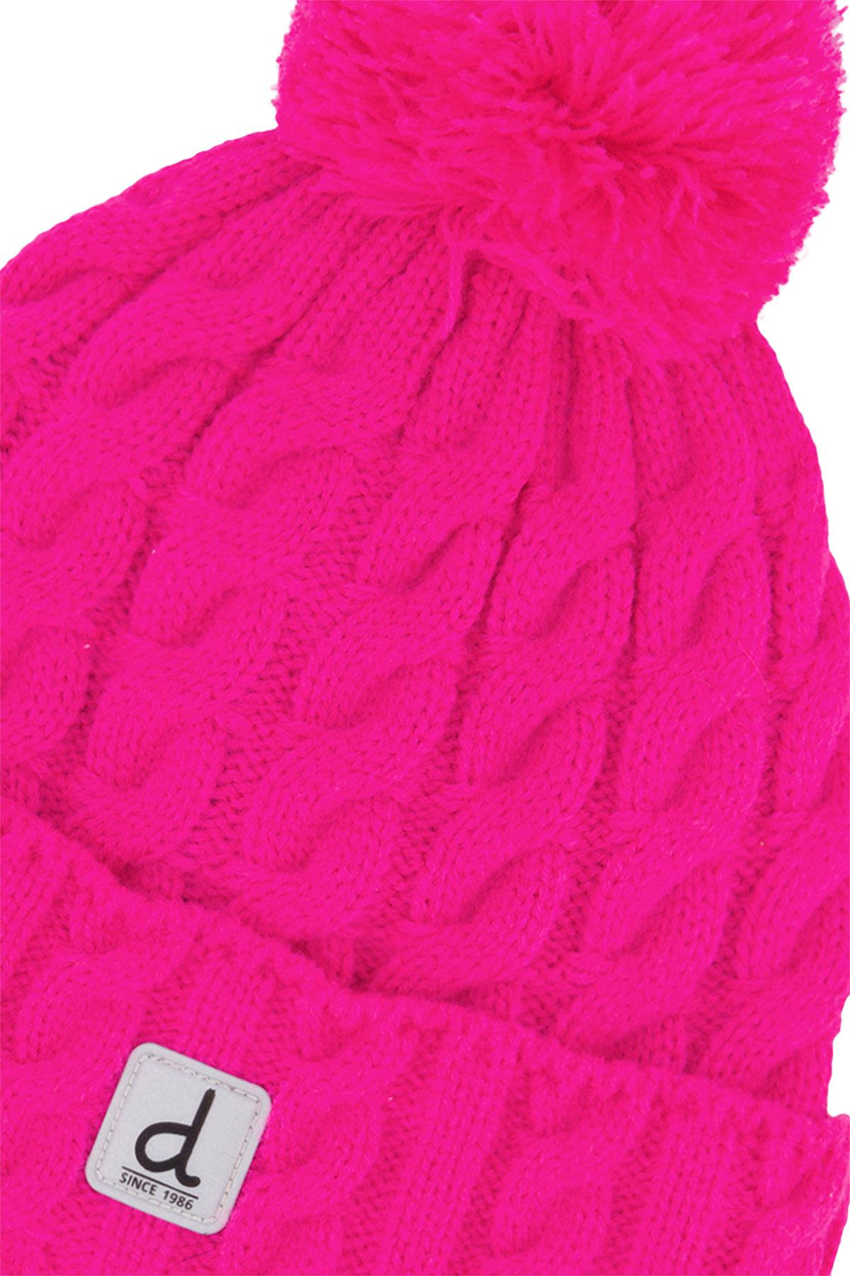 Product gallery image number 3 for product Winter Knit Hat With Pompom - Girls