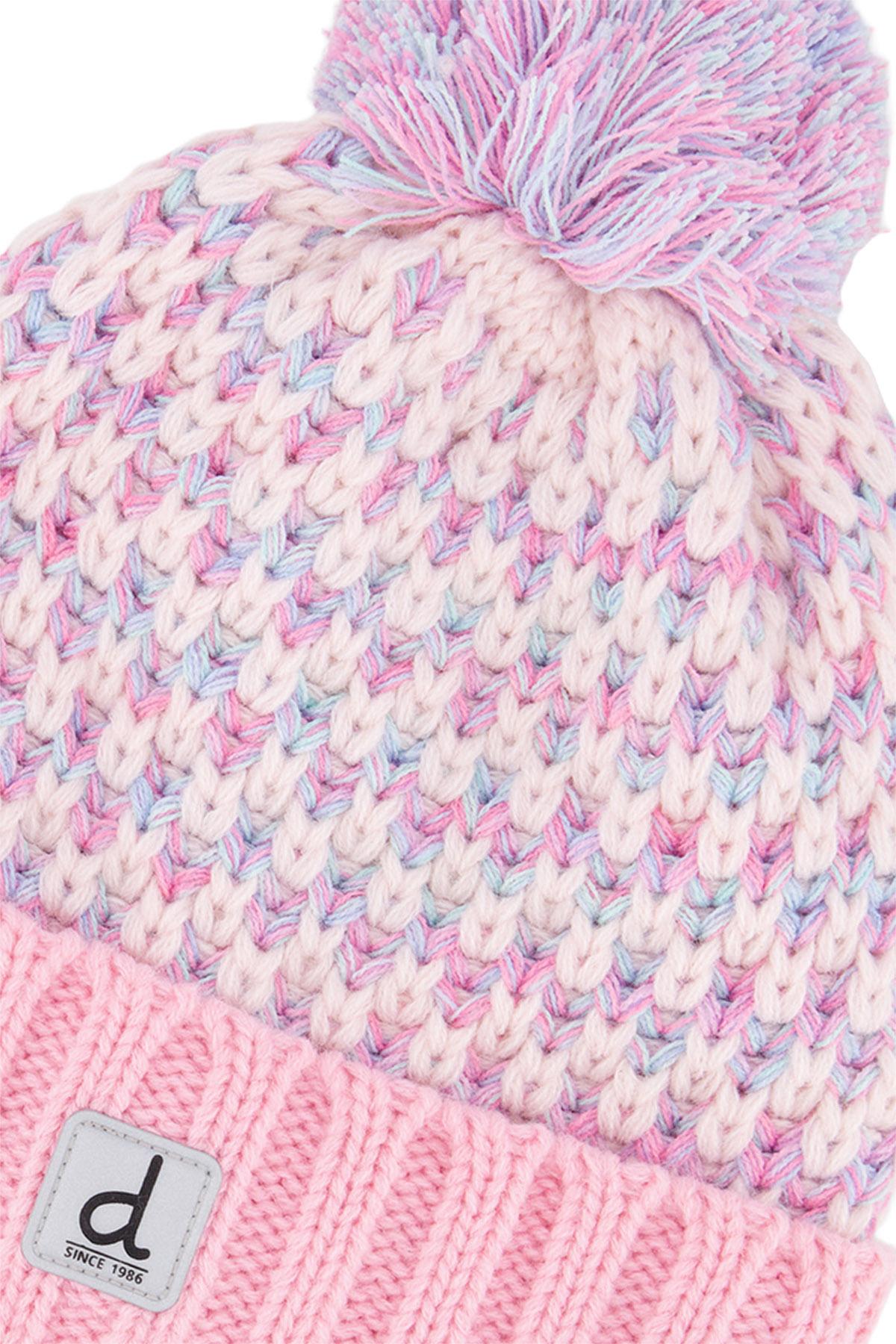 Product gallery image number 3 for product Winter Knit Hat With Pompom - Girls