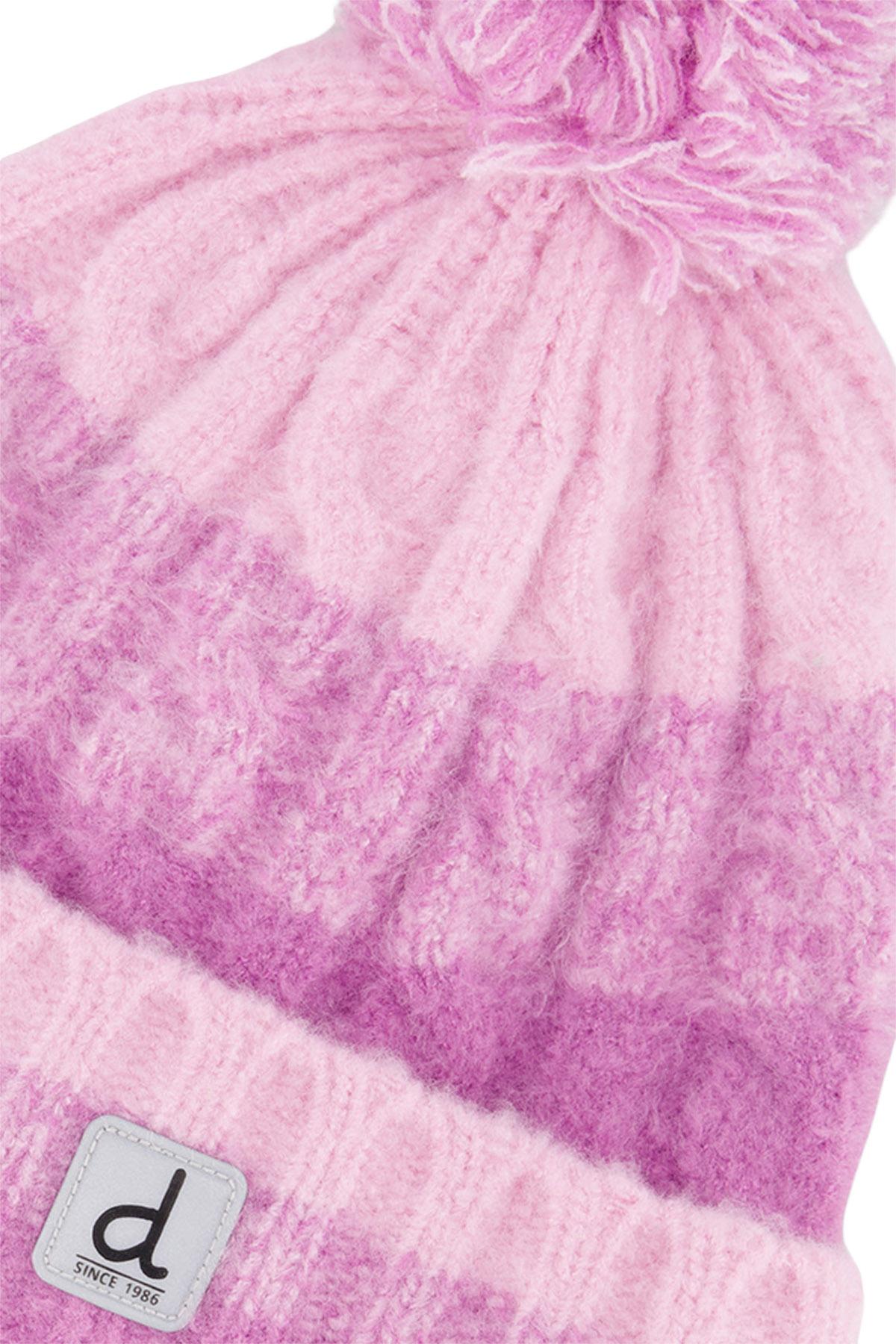 Product gallery image number 3 for product Winter Knit Hat With Pompom - Girls