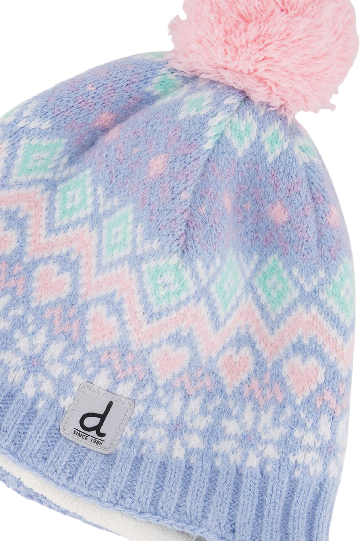 Product gallery image number 3 for product Winter Peruvian Knit Hat With Pompom - Girls