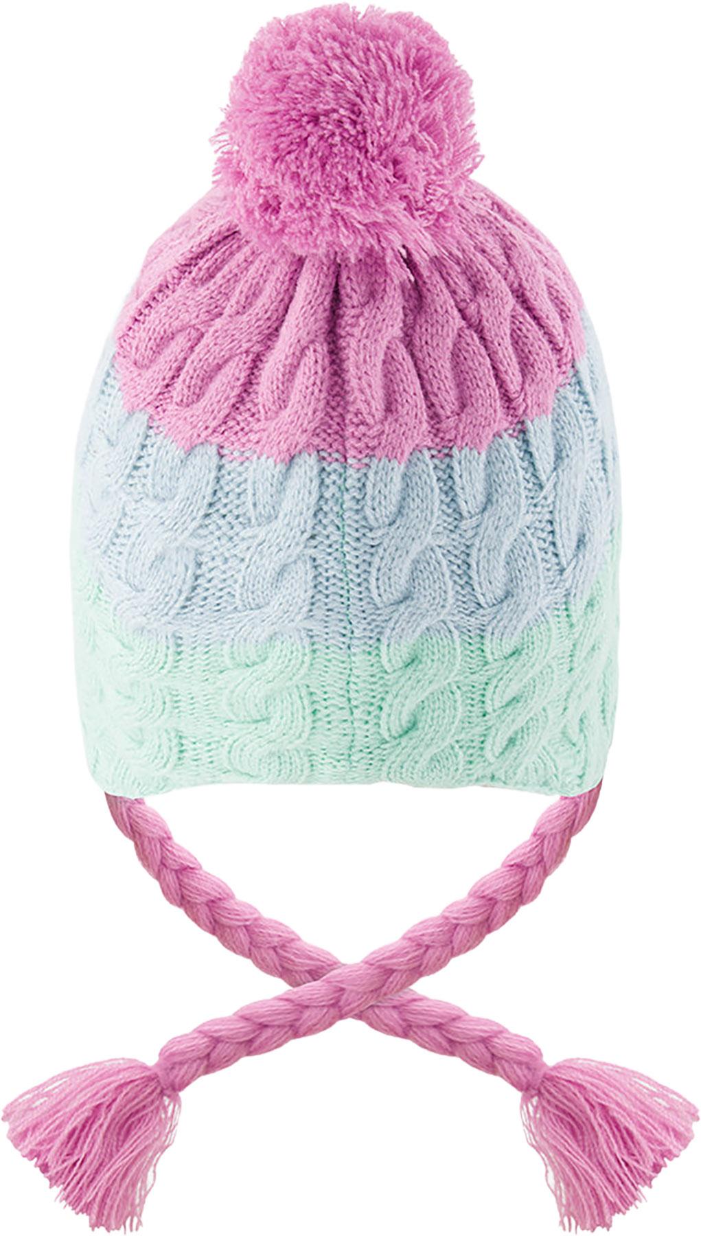Numéro de l'image de la galerie de produits 2 pour le produit Bonnet d'hiver péruvien en tricot avec pompom - Fille