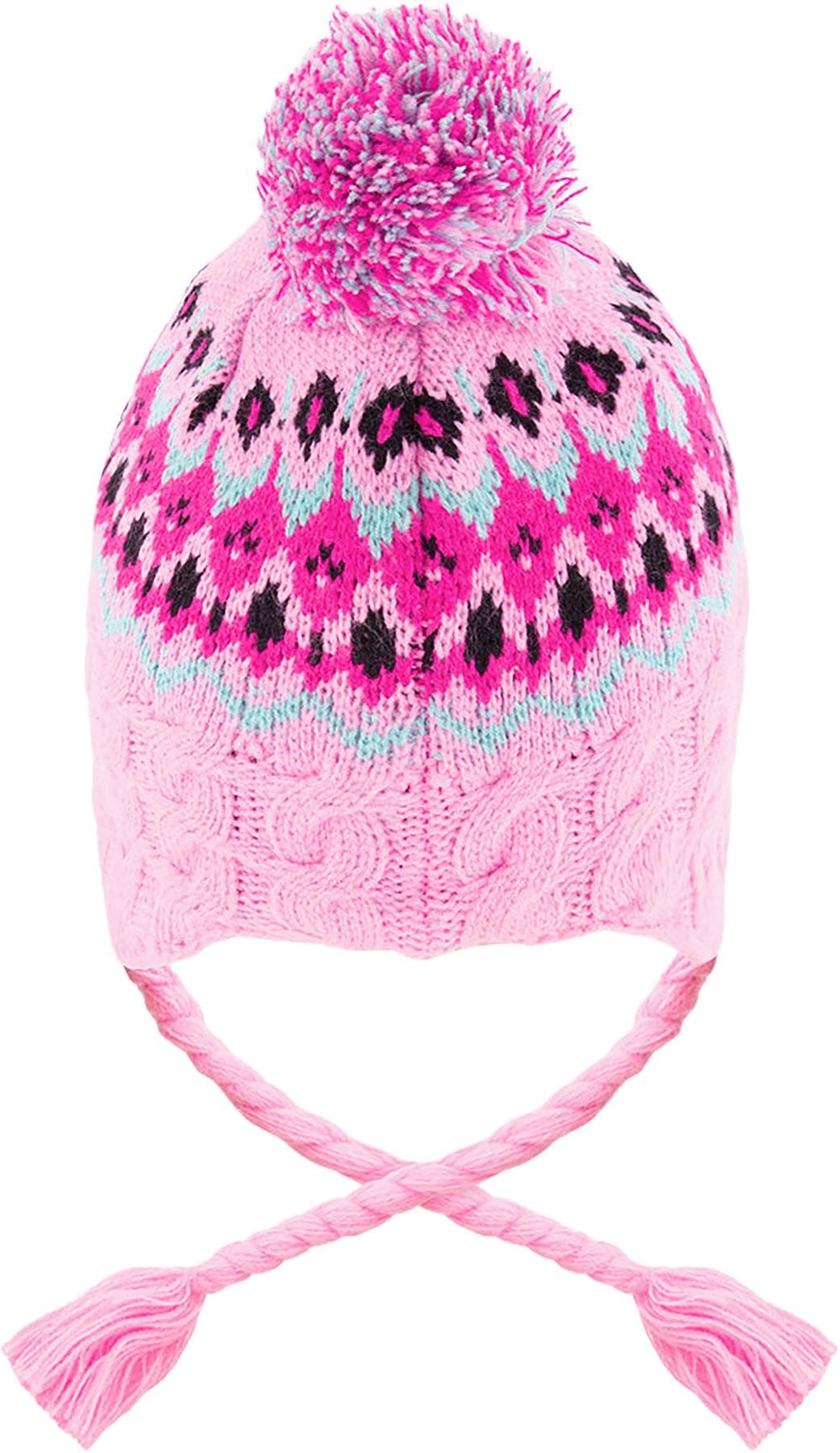 Product gallery image number 2 for product Winter Peruvian Knit Hat With Pompom - Girls
