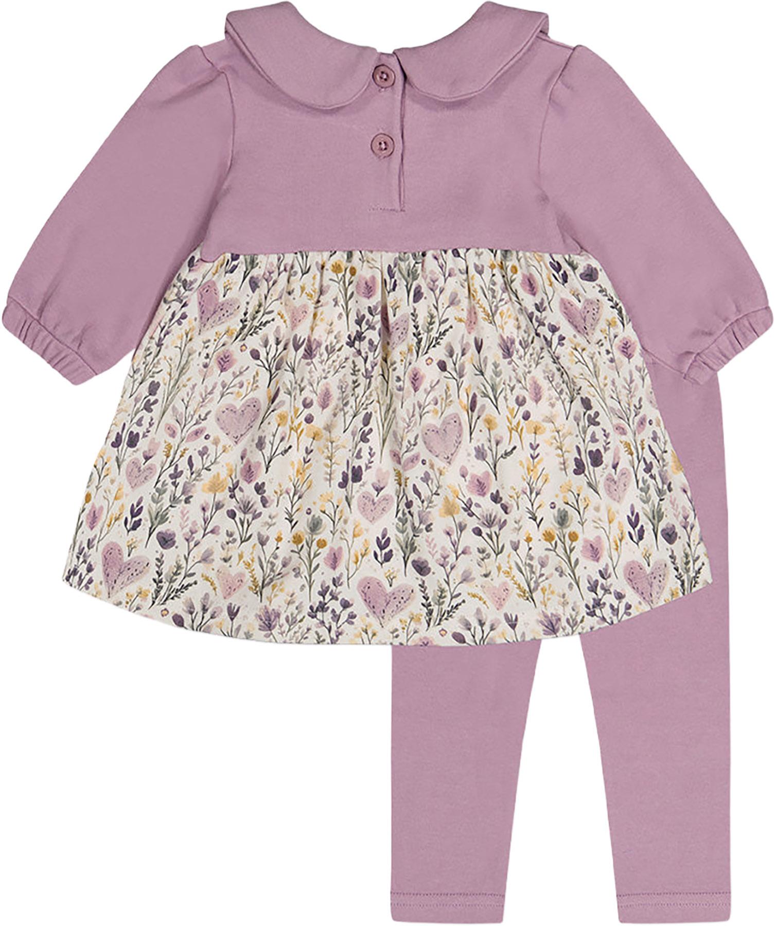 Product gallery image number 2 for product Organic Cotton Dress And Legging Set - Baby Girls