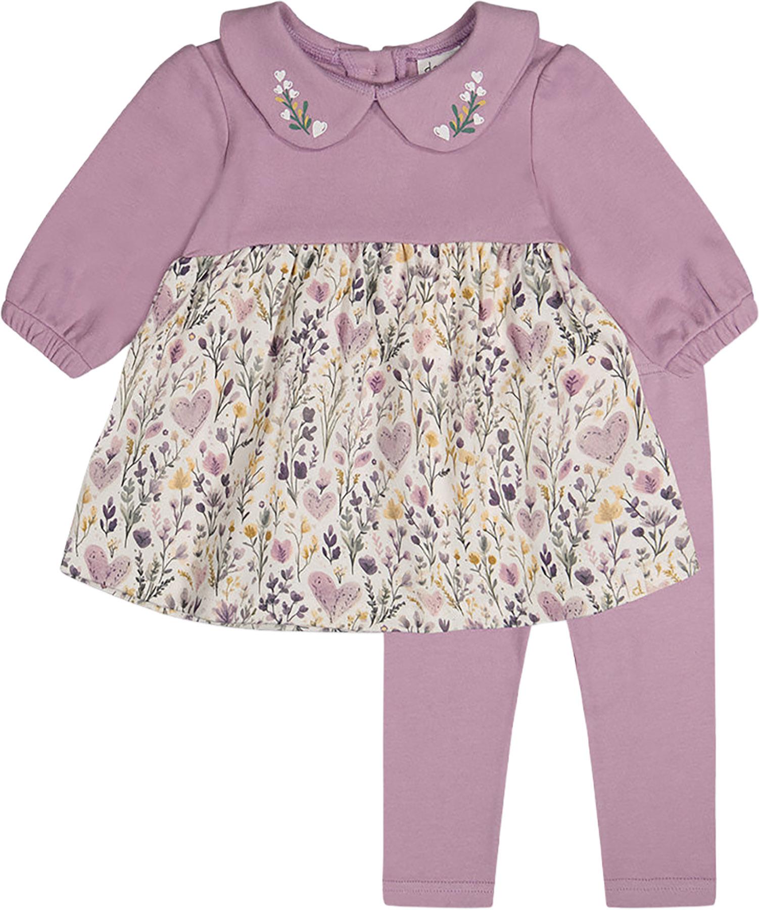 Product image for Organic Cotton Dress And Legging Set - Baby Girls