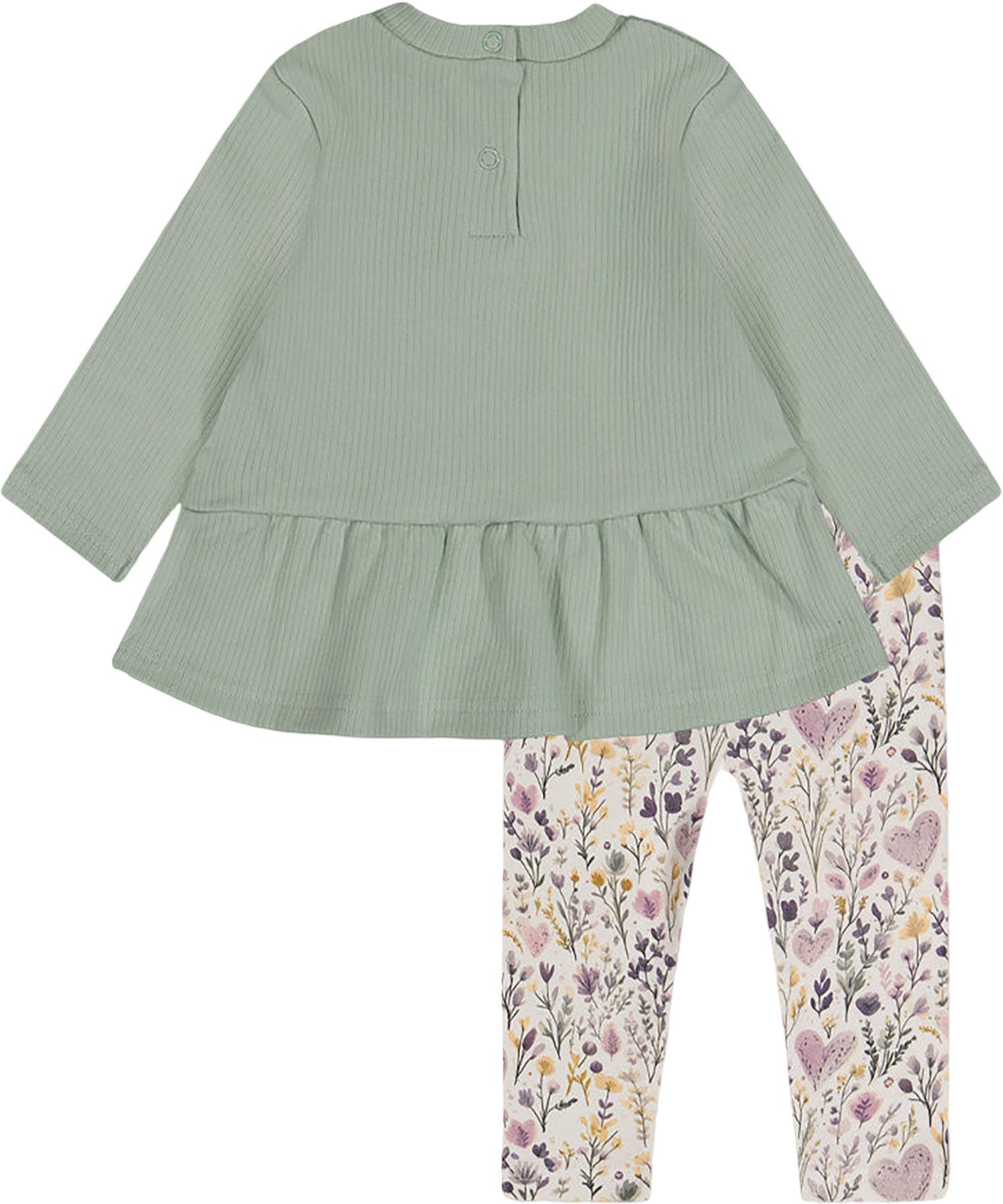 Numéro de l'image de la galerie de produits 4 pour le produit Ensemble tunique peplum et legging en coton biologique - Fille