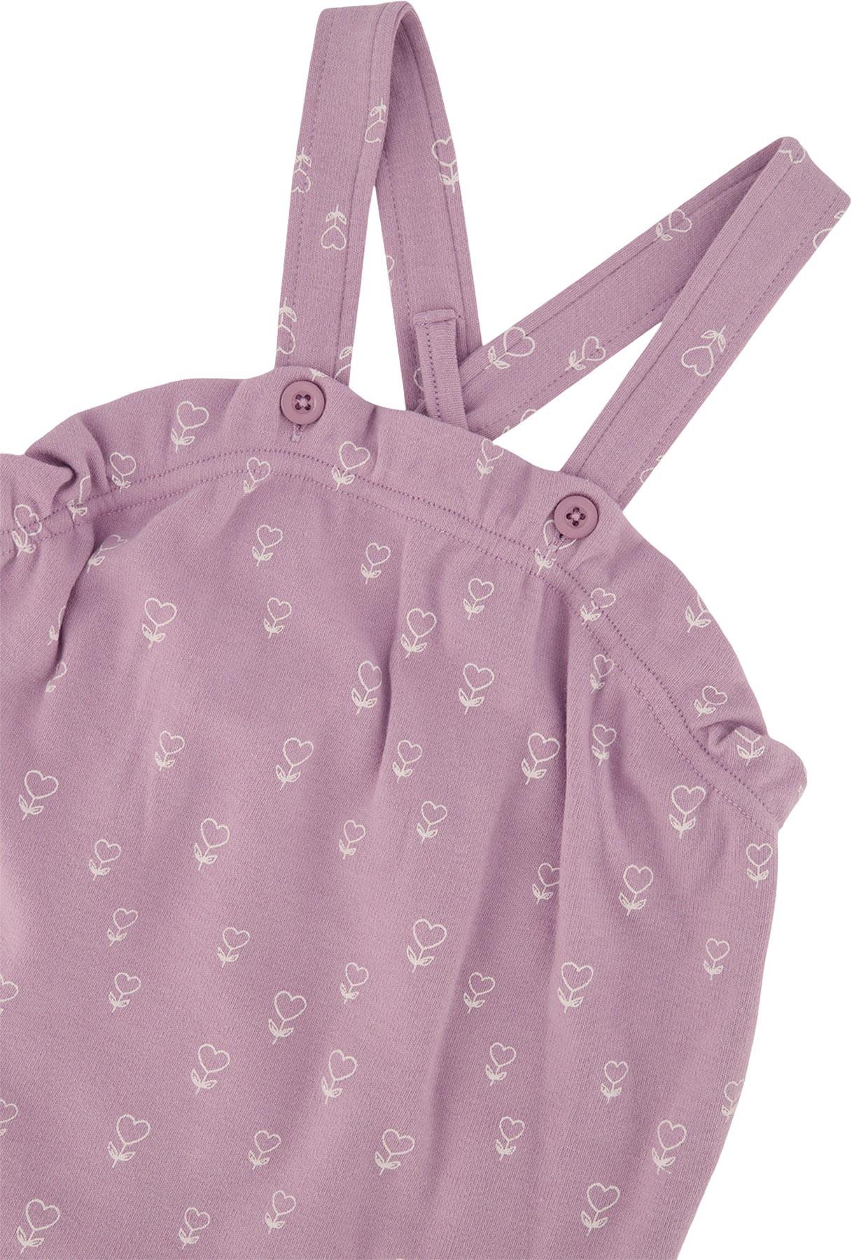 Numéro de l'image de la galerie de produits 2 pour le produit Ensemble cache - couche et salopette en coton biologique - Fille