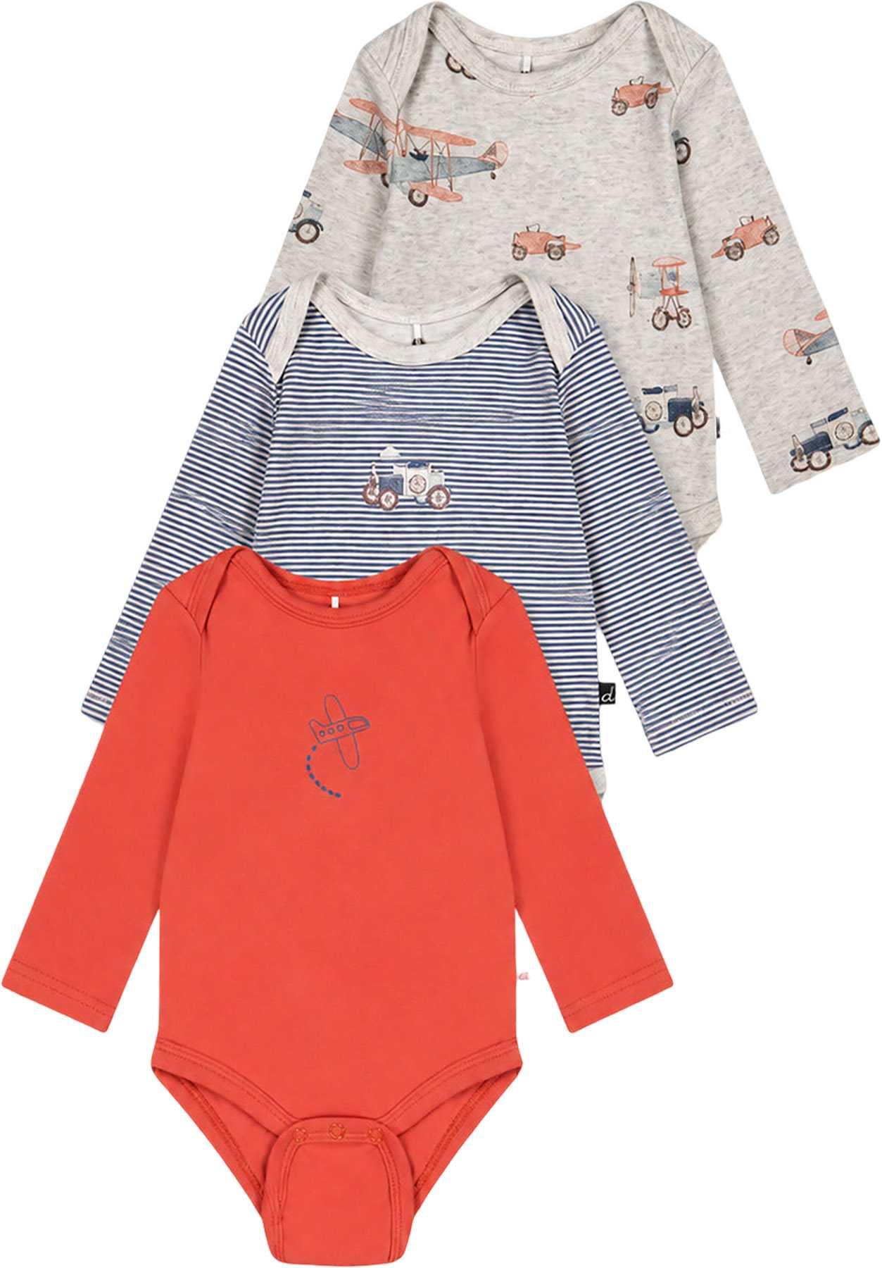 Beige Printed Airplanes