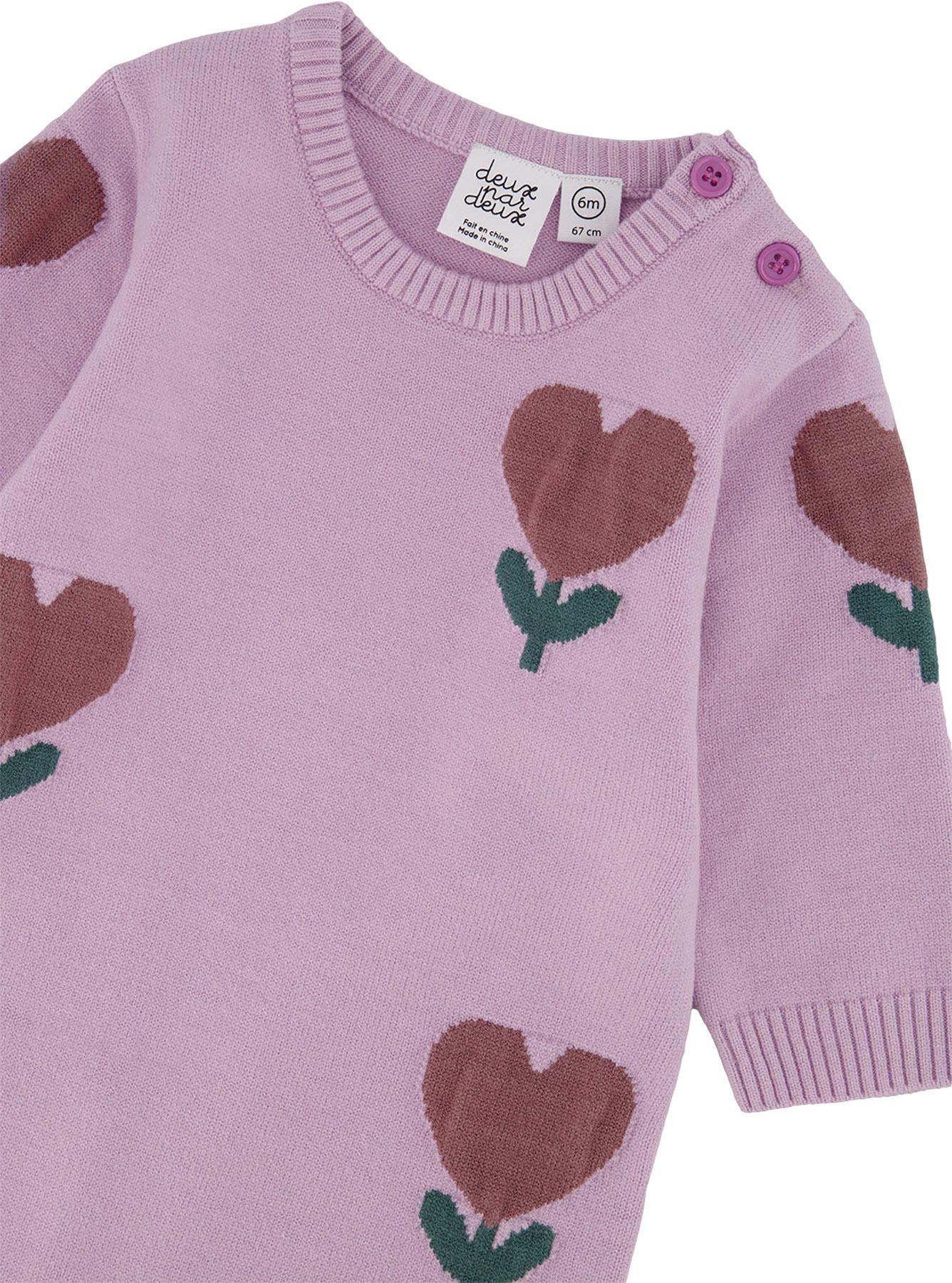 Numéro de l'image de la galerie de produits 2 pour le produit Combinaison en tricot avec intarsia - Fille