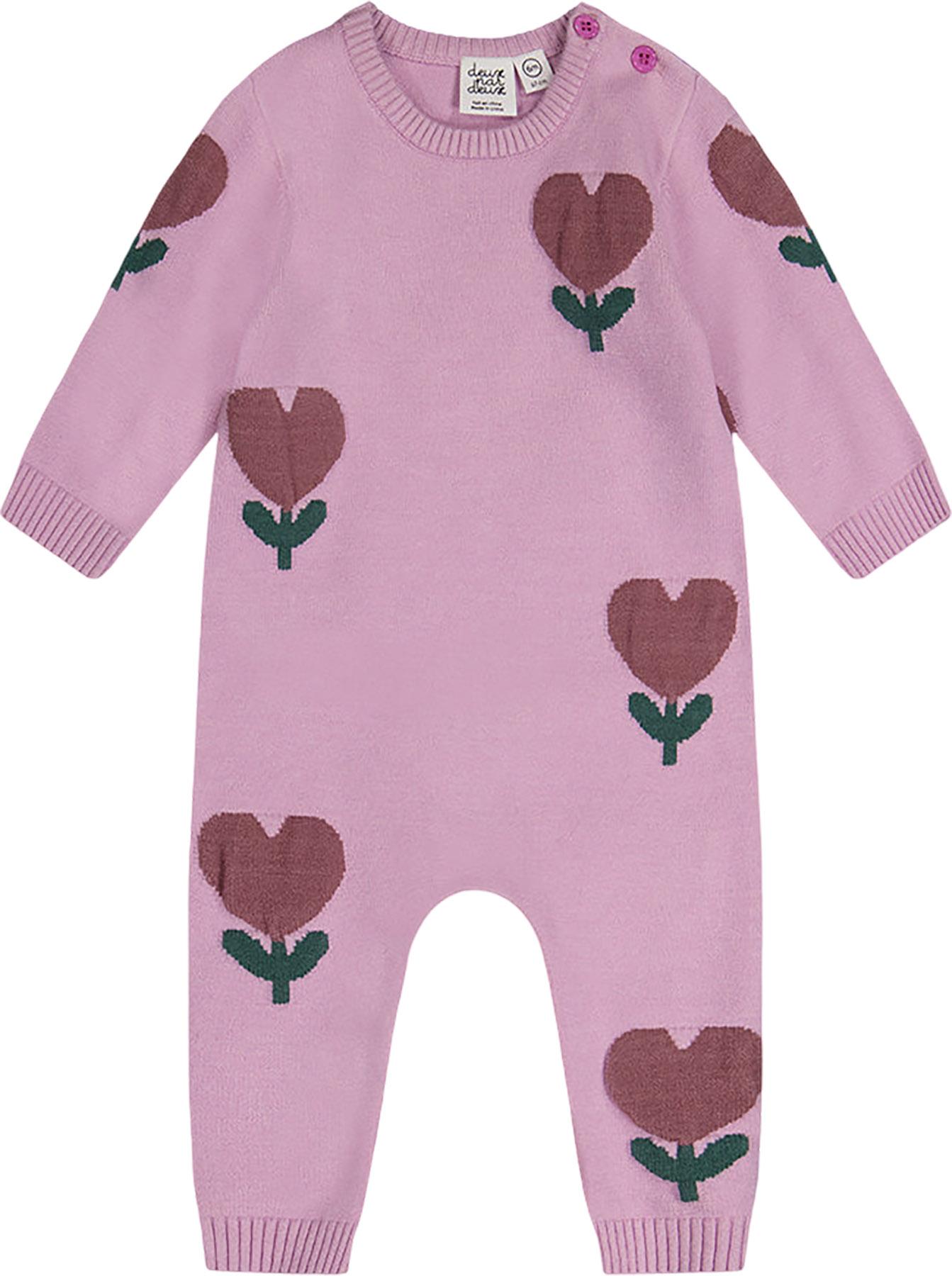 Image de produit pour Combinaison en tricot avec intarsia - Fille