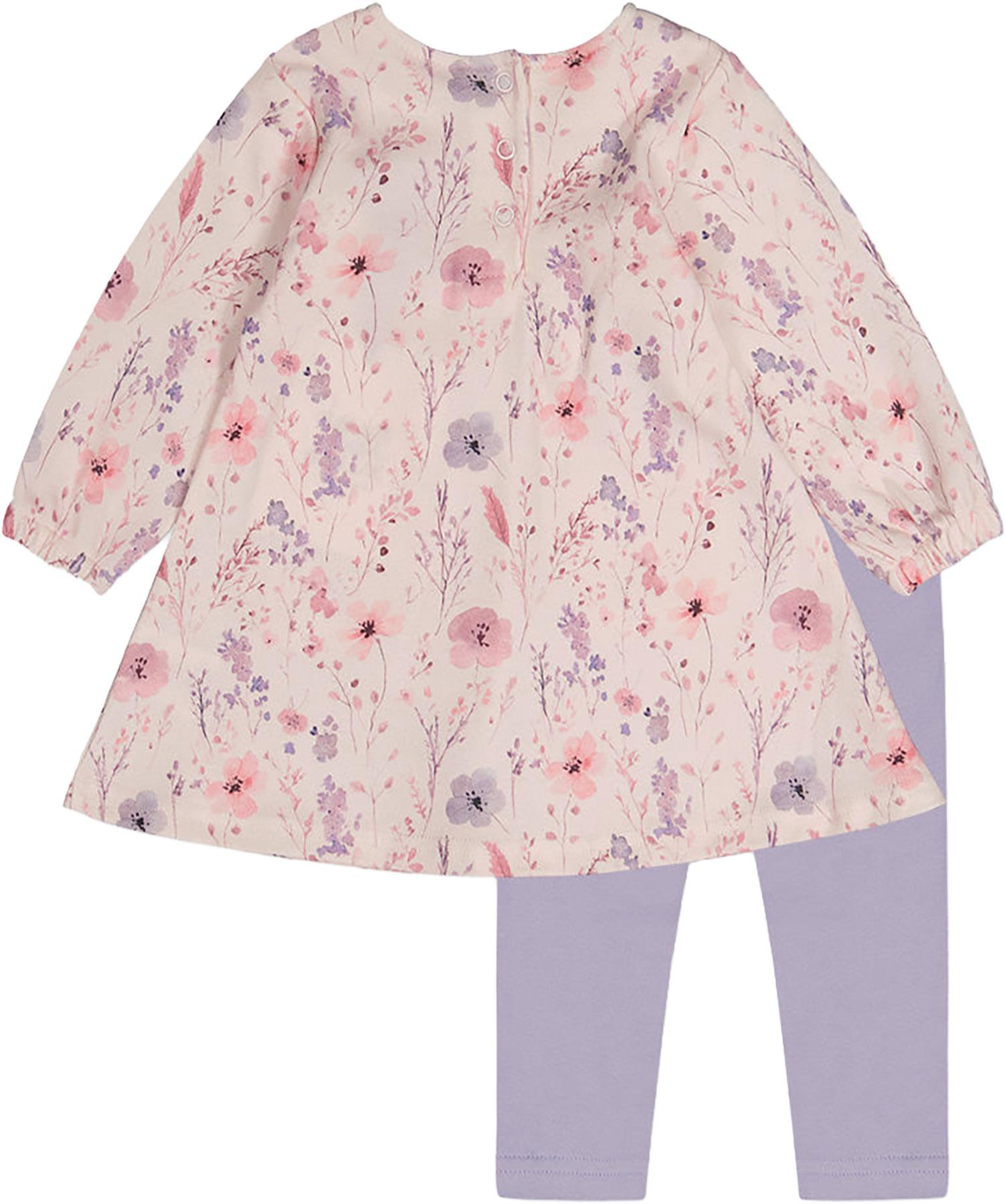 Product gallery image number 2 for product Organic Cotton Dress And Legging Set - Baby Girls