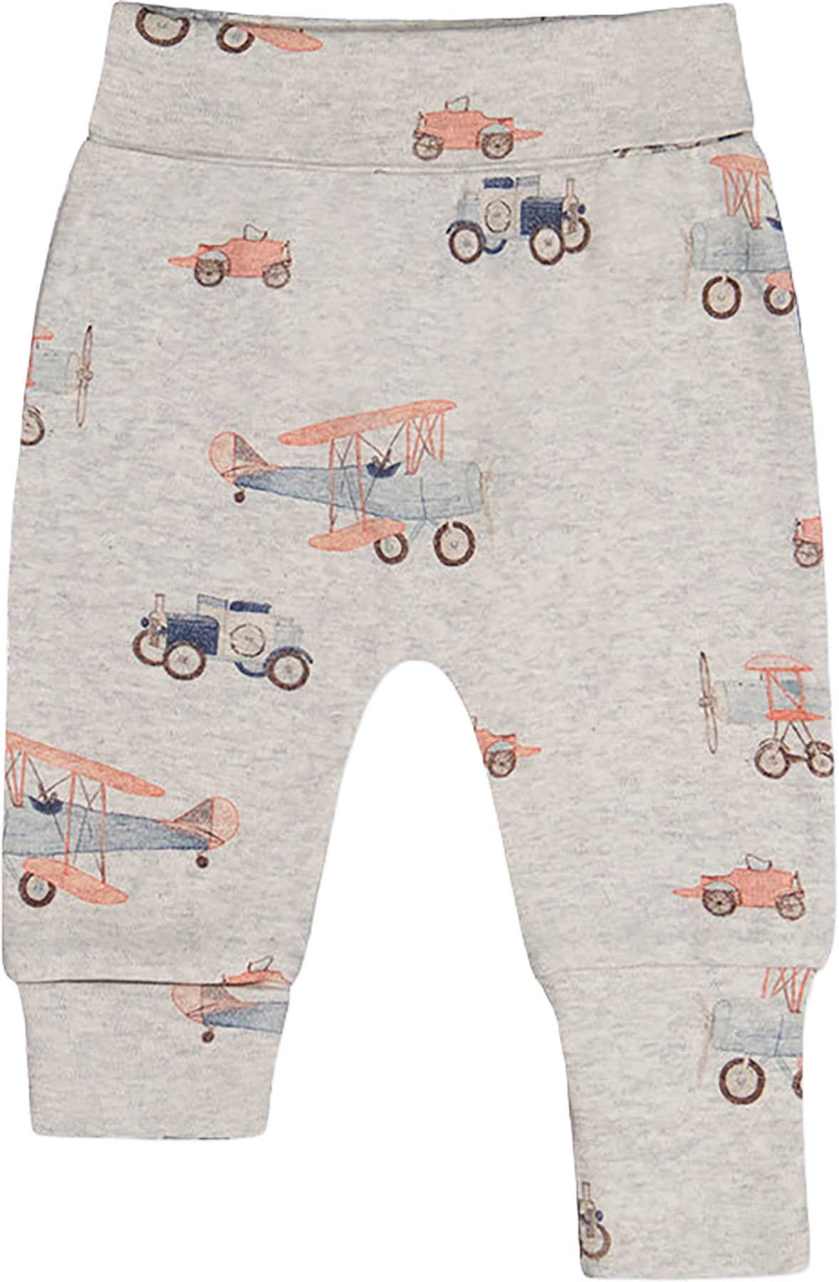 Beige Printed Airplanes