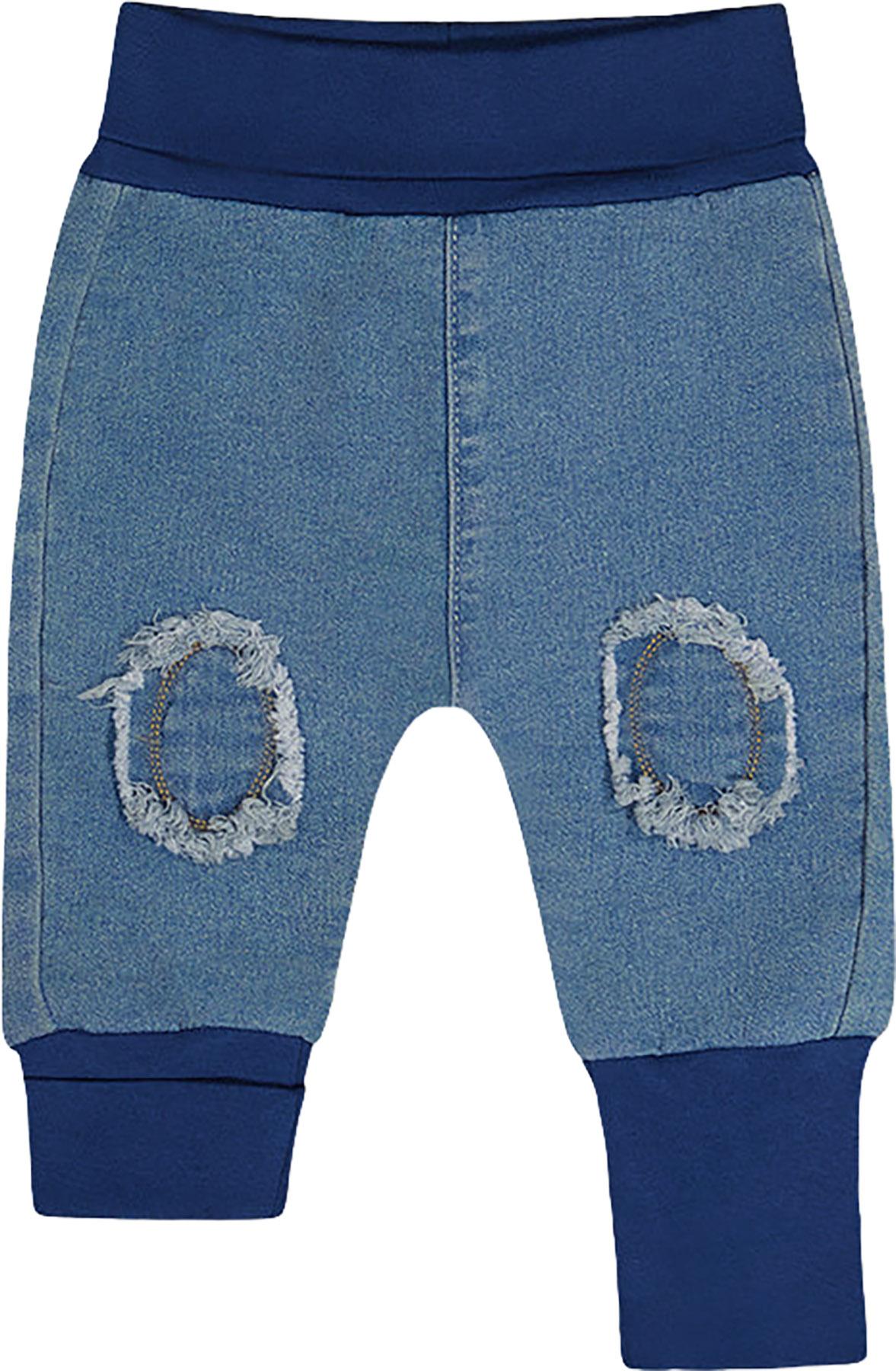 Product image for French Terry Denim Evolutive Pants - Baby