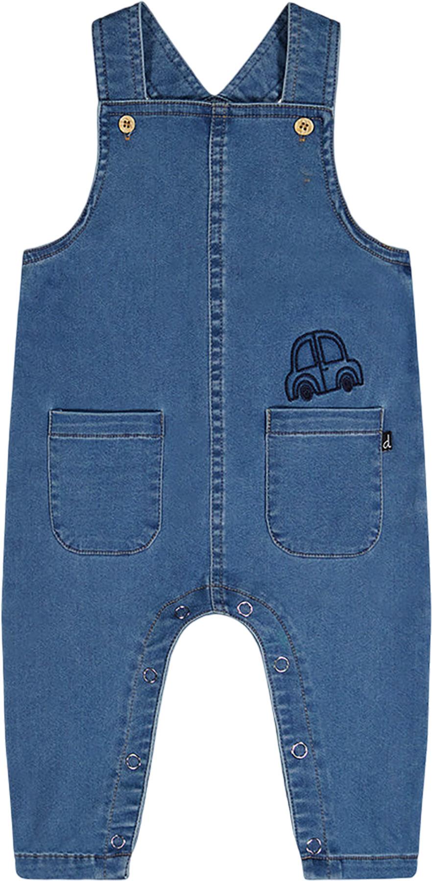 Image de produit pour Salopette en molleton style denim - Garçon