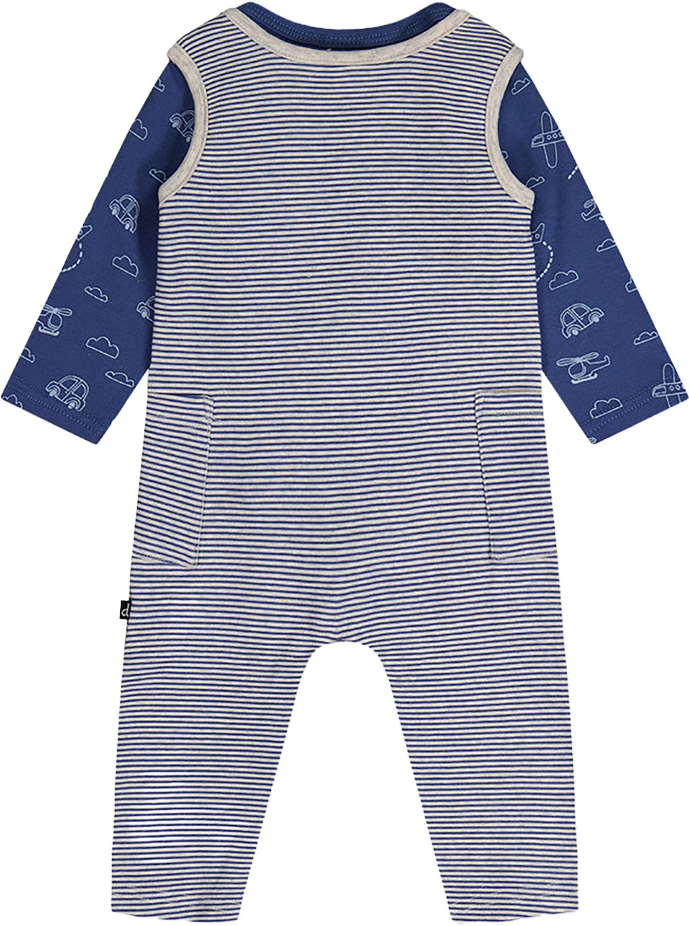 Numéro de l'image de la galerie de produits 2 pour le produit Ensemble cache-couche et salopette en coton biologique - Bébé Garçon