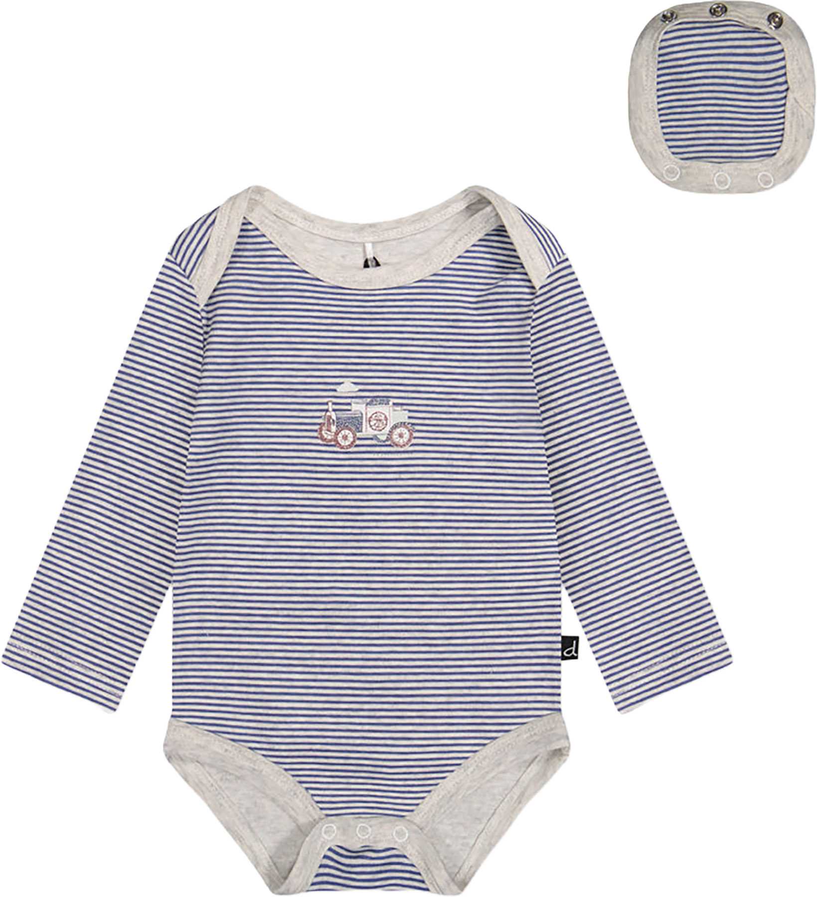 Blue Printed Stripes