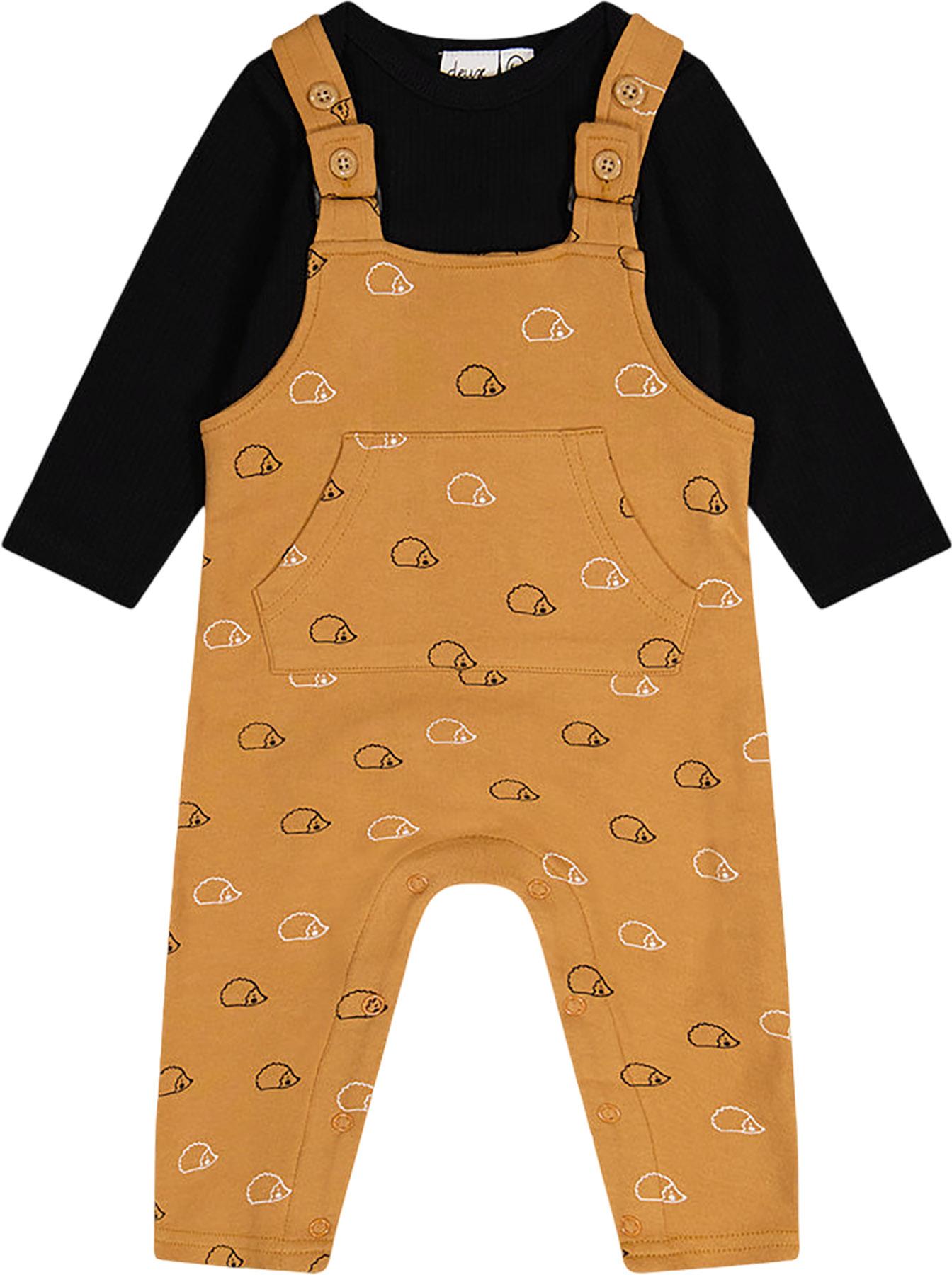 Image de produit pour Ensemble cache-couche et salopette en coton biologique - Garçon
