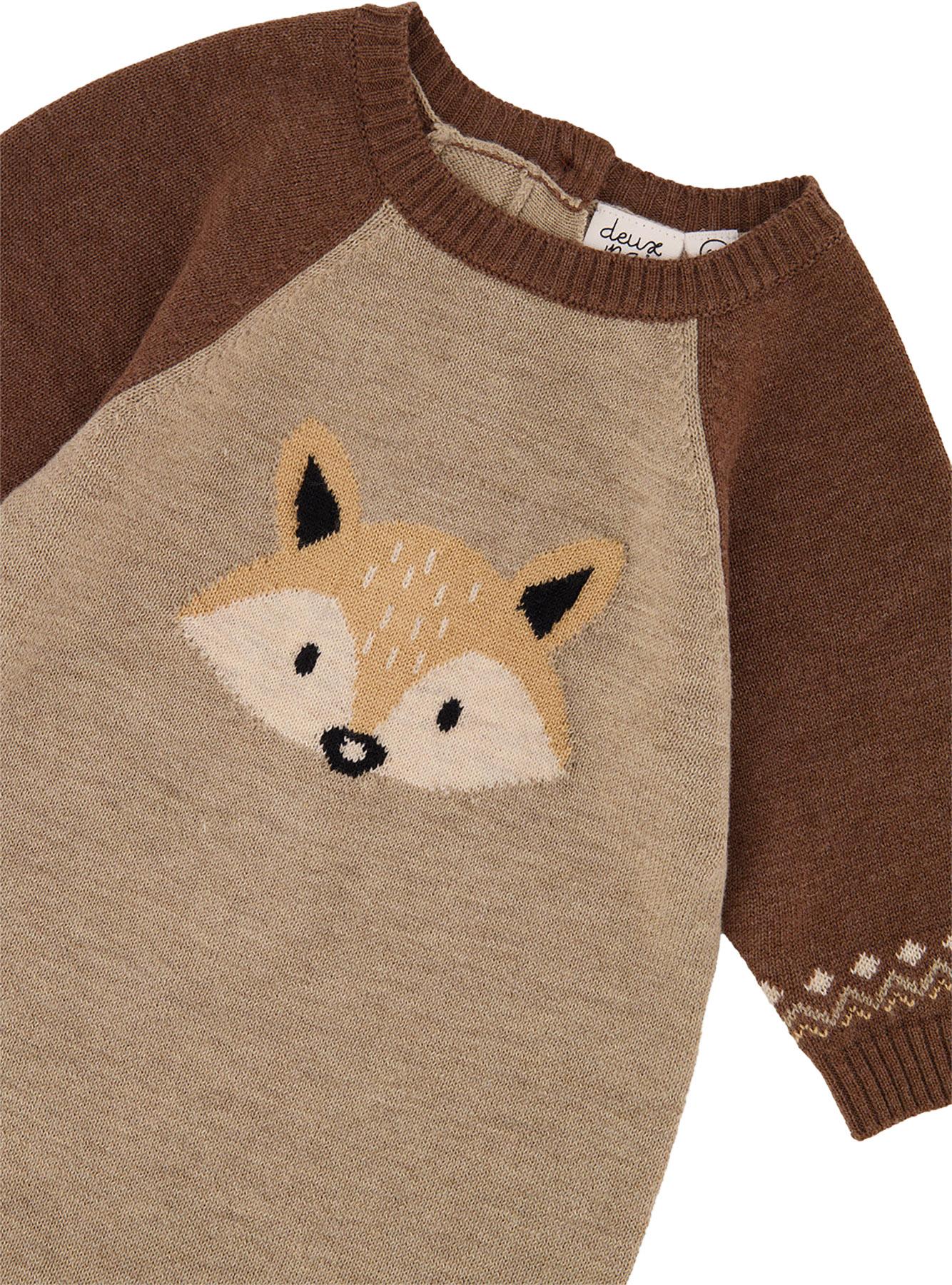 Numéro de l'image de la galerie de produits 3 pour le produit Combinaison tricot avec intarsia - Bébé