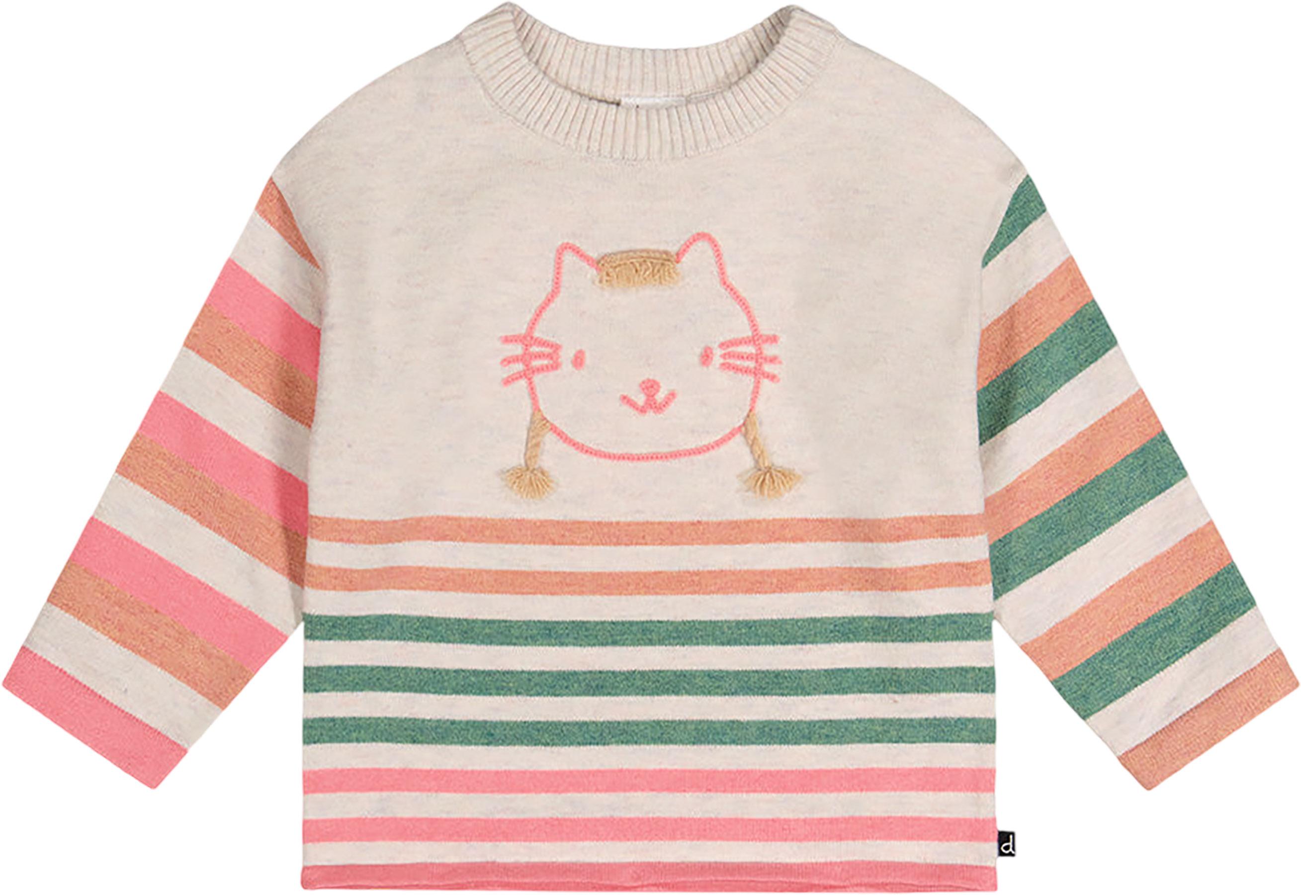 Image de produit pour Pull en tricot rayé - Fille