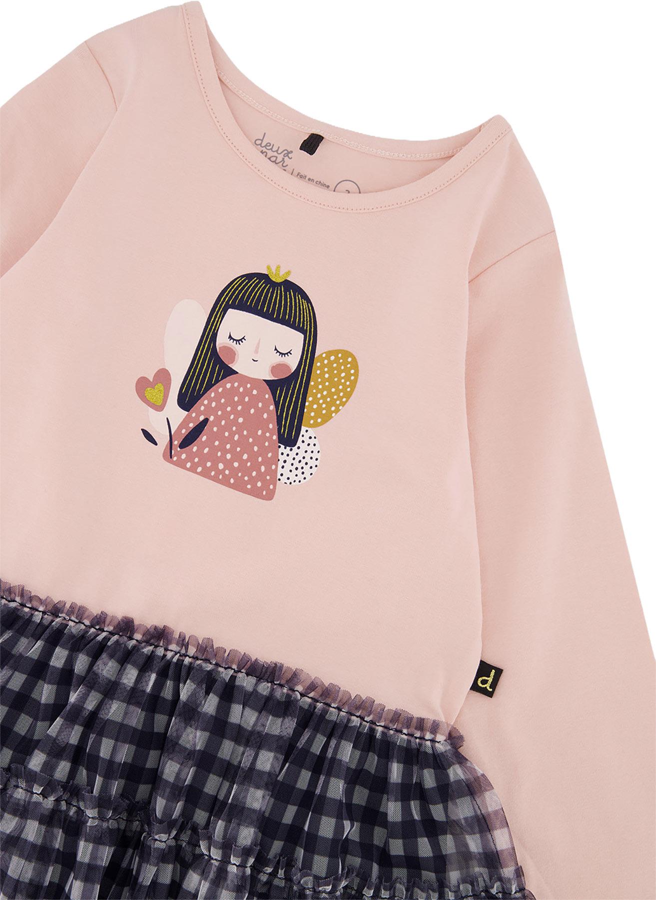 Product gallery image number 3 for product Bi-Material Dress - Baby Girls