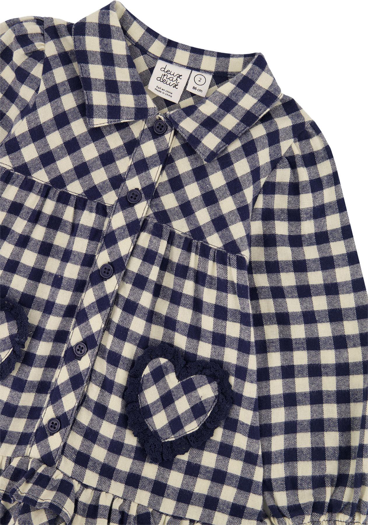 Product gallery image number 3 for product Shirt Dress With Frills - Girls
