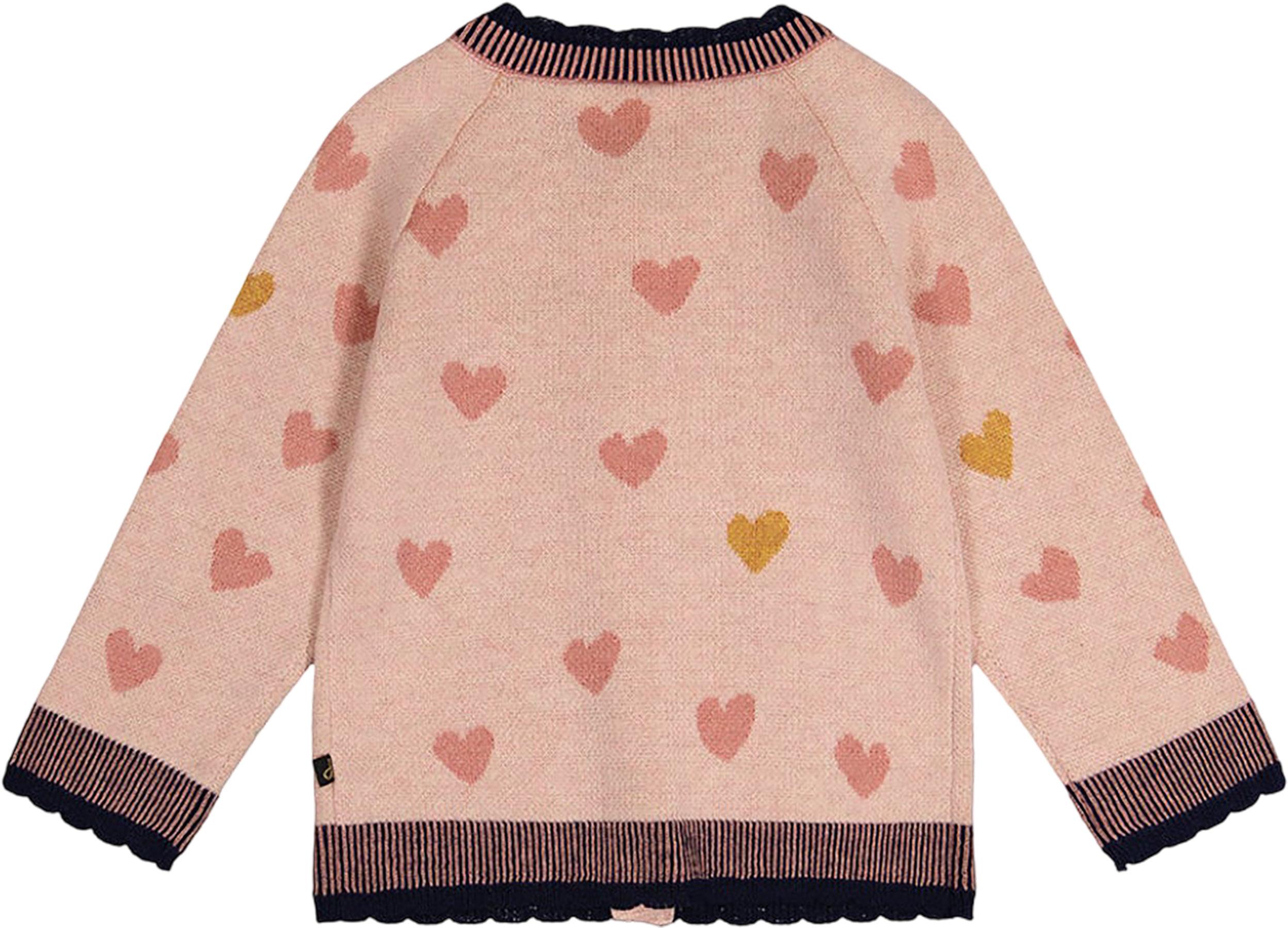 Numéro de l'image de la galerie de produits 3 pour le produit Cardigan en tricot avec jacquard - Bébé Fille