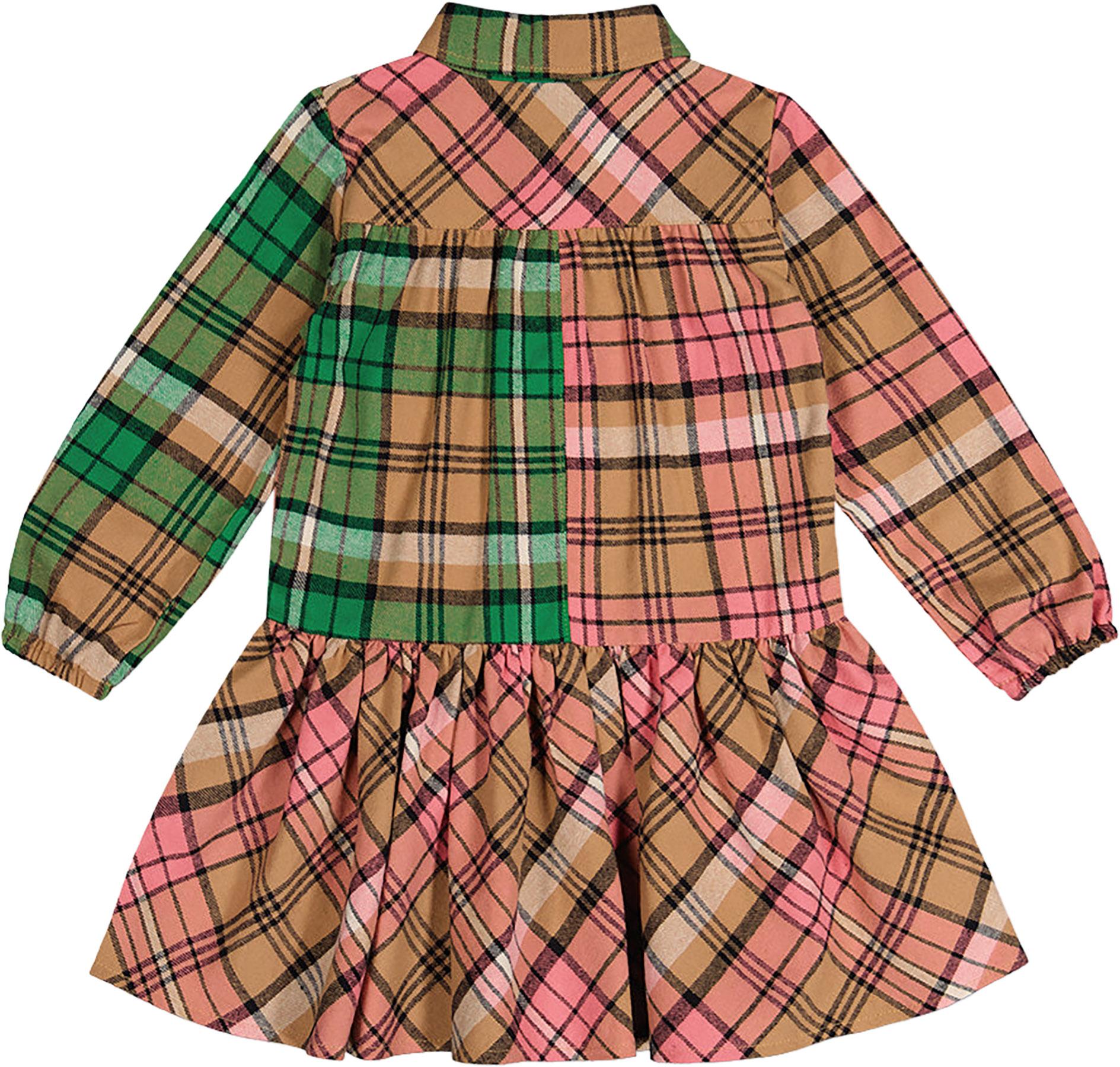 Product gallery image number 2 for product Shirt Plaid Dress - Little Girls
