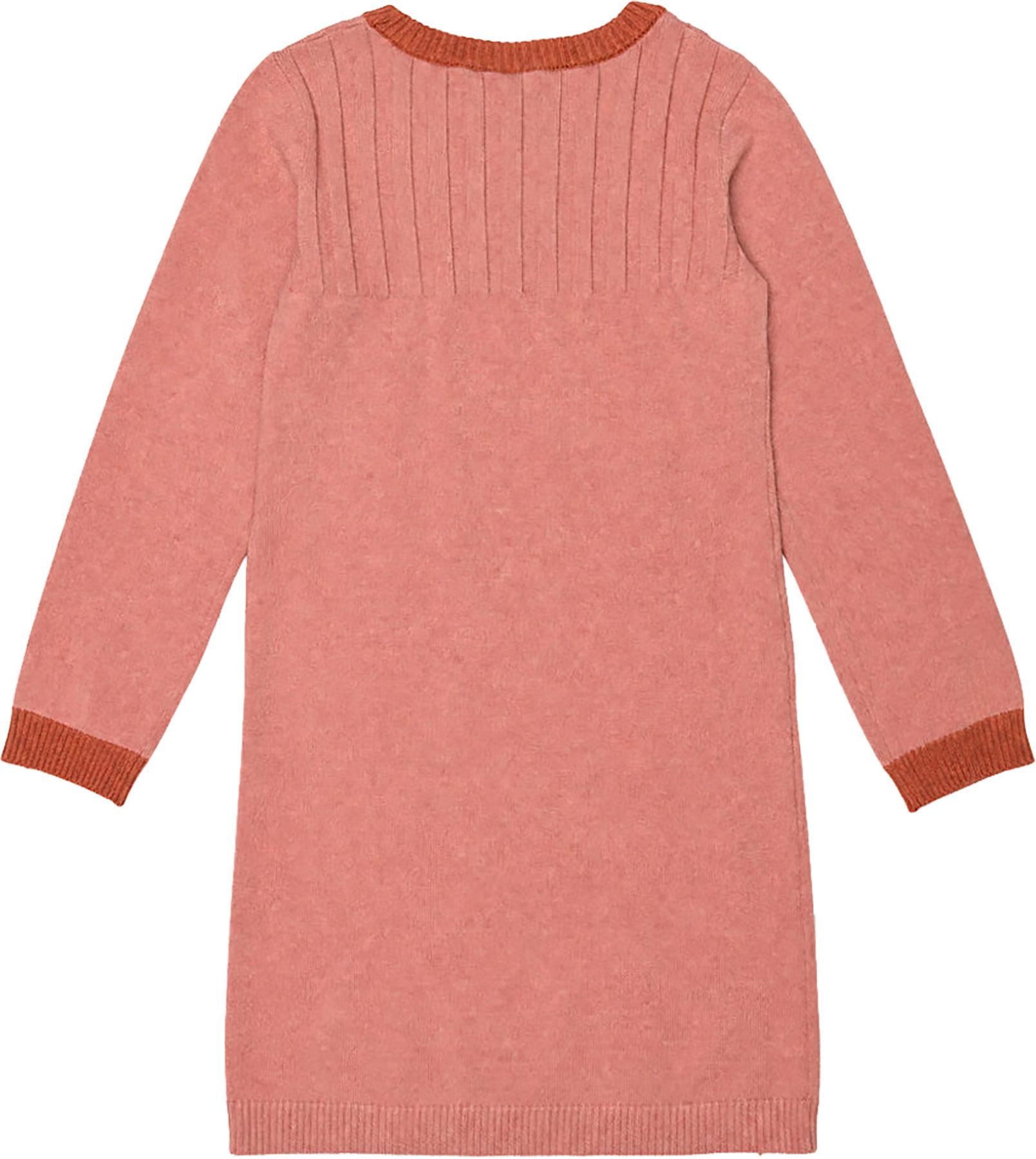 Product gallery image number 2 for product Knitted Dress With Strawberry Jacquard - Little Girls