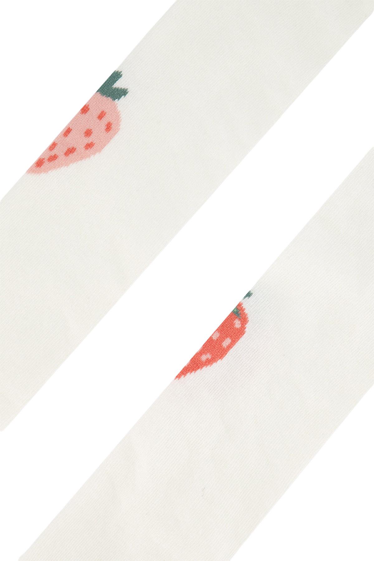 Product gallery image number 3 for product Knit Strawberry Tights - Girls