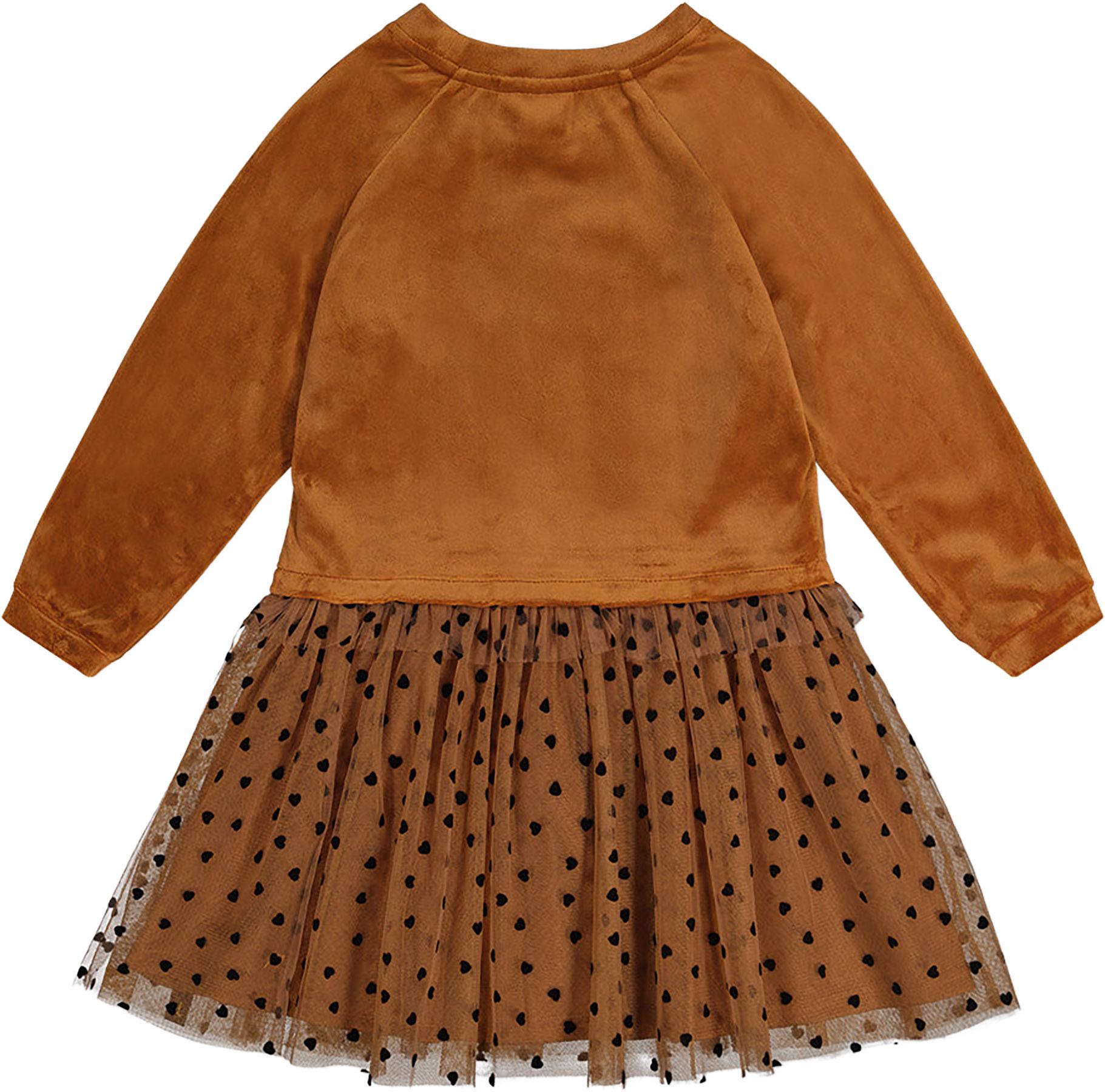 Product gallery image number 2 for product Bi-Material Dress - Little Girls