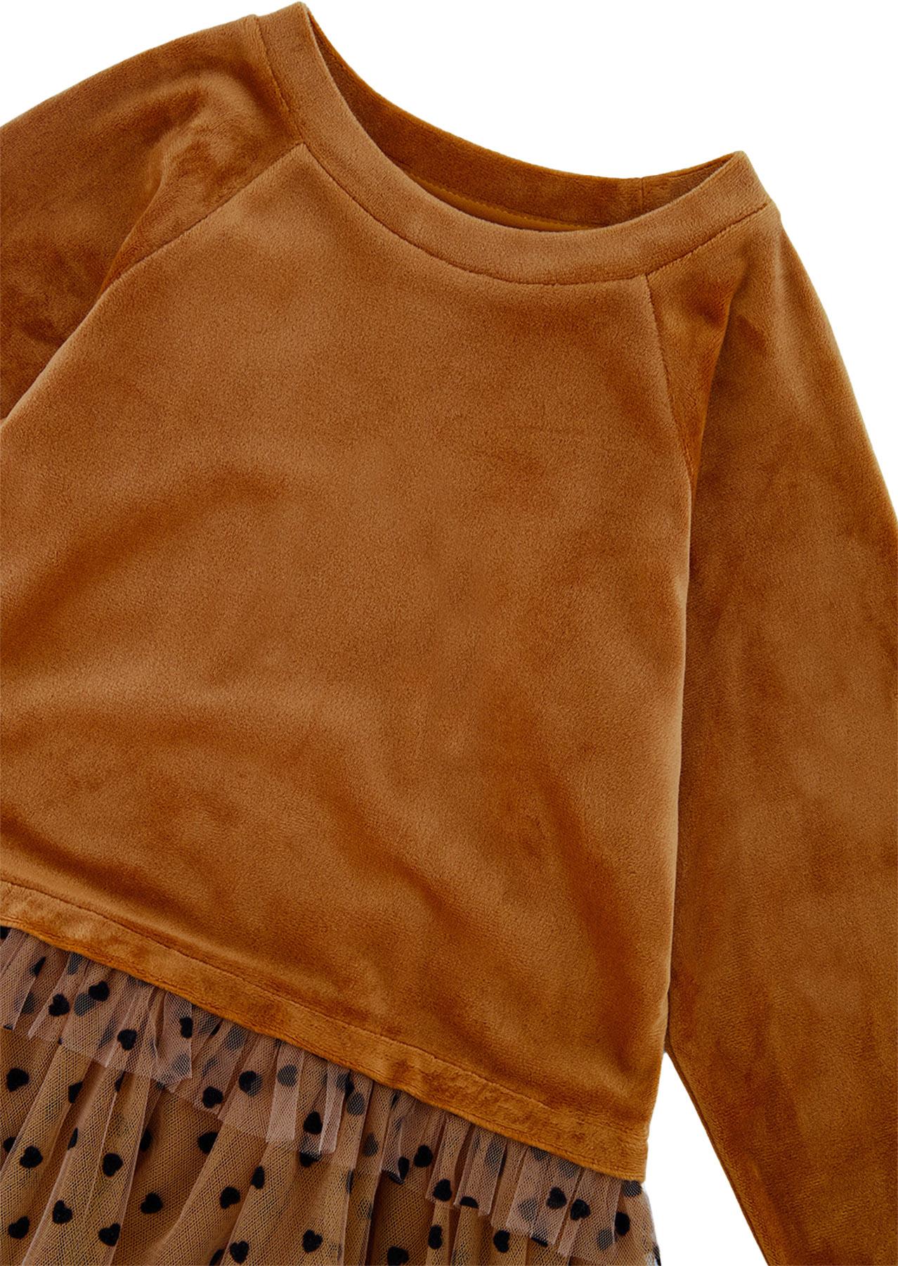 Product gallery image number 3 for product Bi-Material Dress - Little Girls