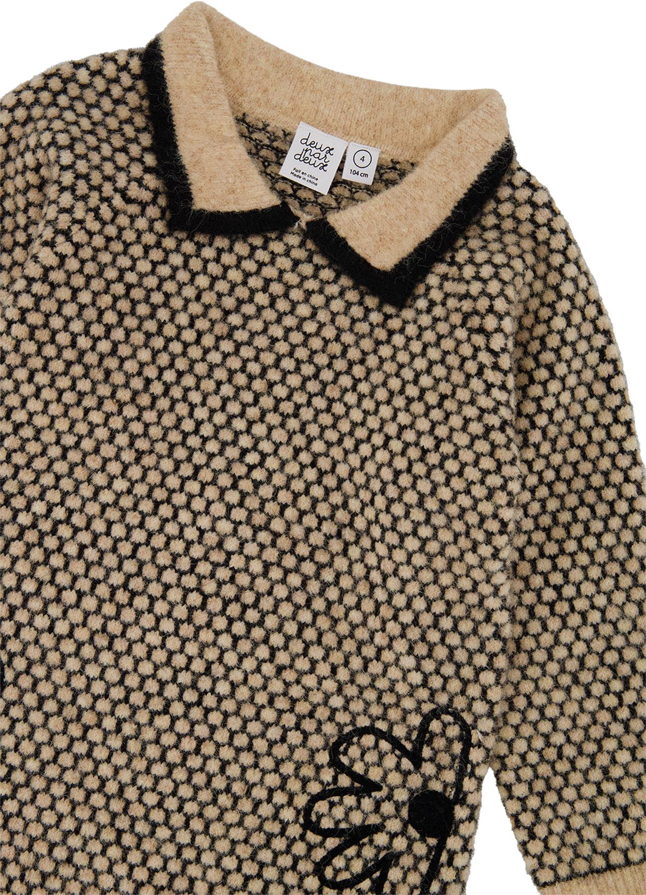 Product gallery image number 2 for product Knit Dress With Collar - Big Girls