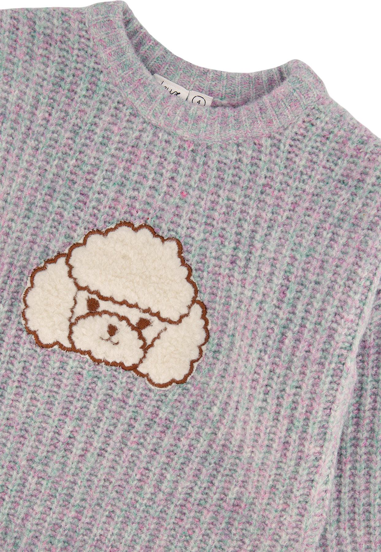Numéro de l'image de la galerie de produits 2 pour le produit Pull caniche en tricot - Grande Fille
