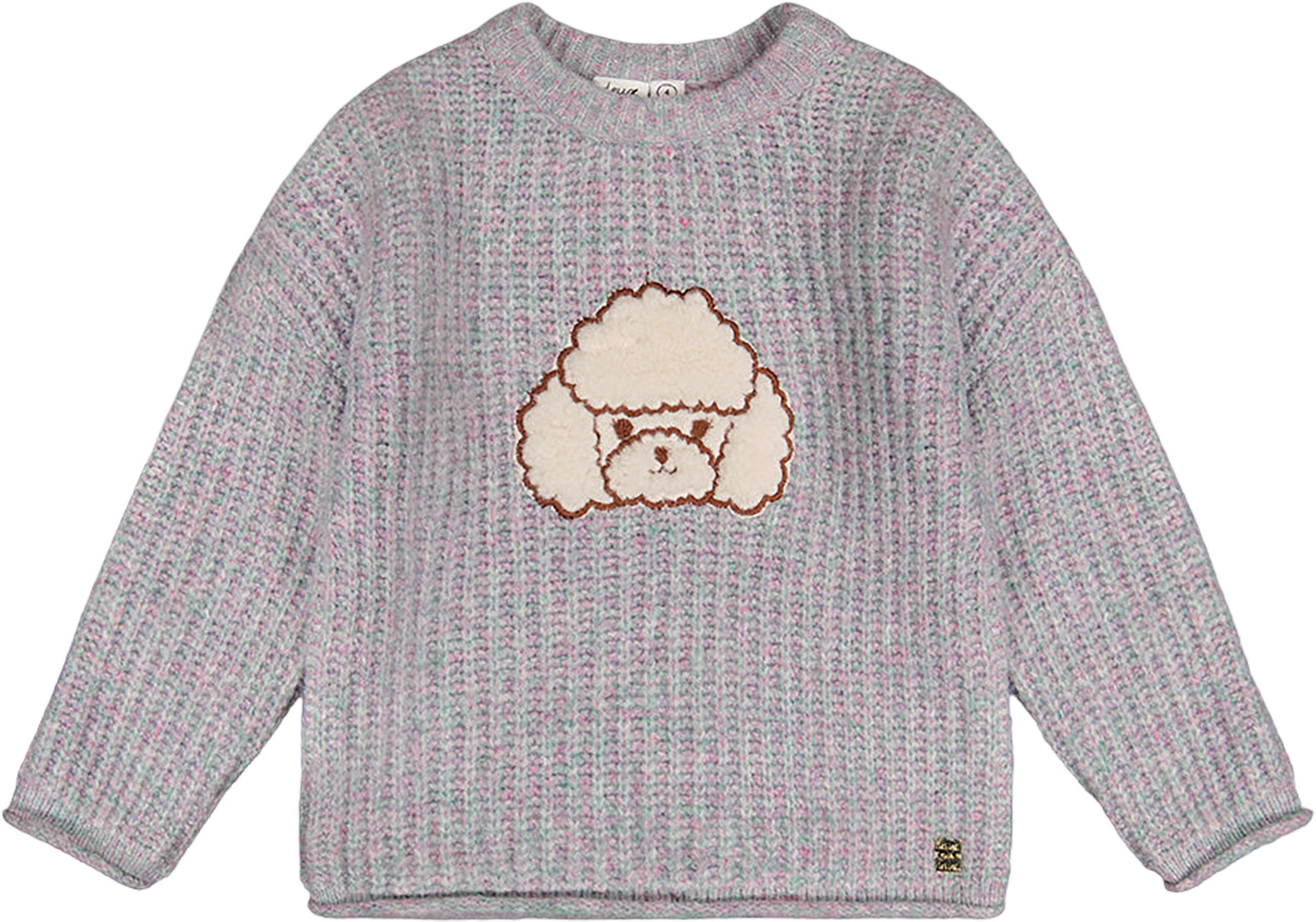 Image de produit pour Pull caniche en tricot - Petite Fille