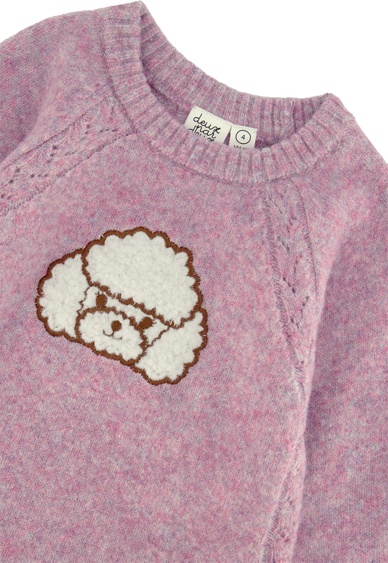 Product gallery image number 3 for product Poodle Knit Dress - Big Girls