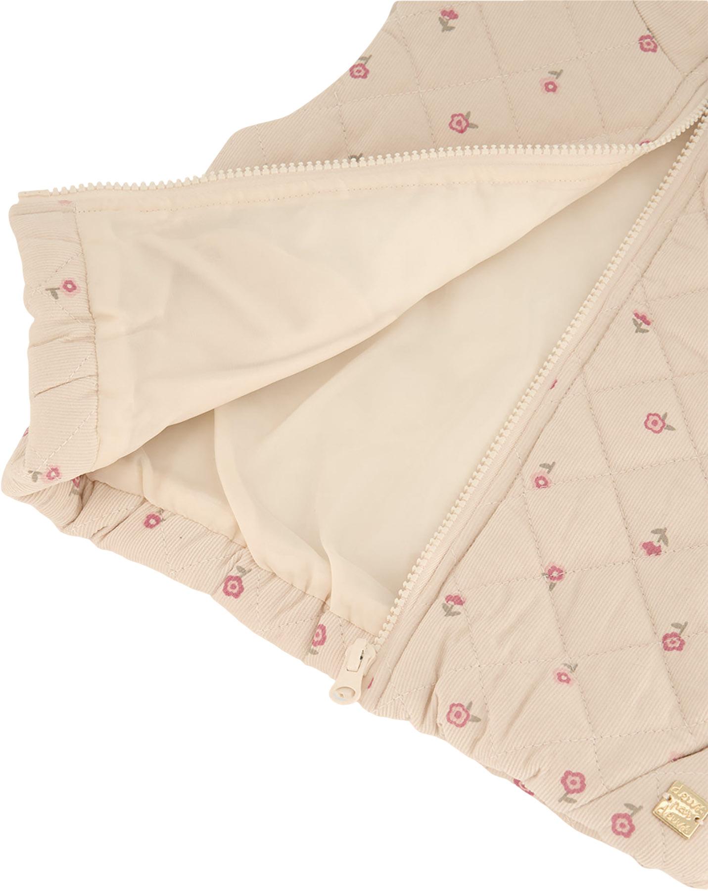 Numéro de l'image de la galerie de produits 2 pour le produit Veste puffy en velours côtelé - Petite Fille